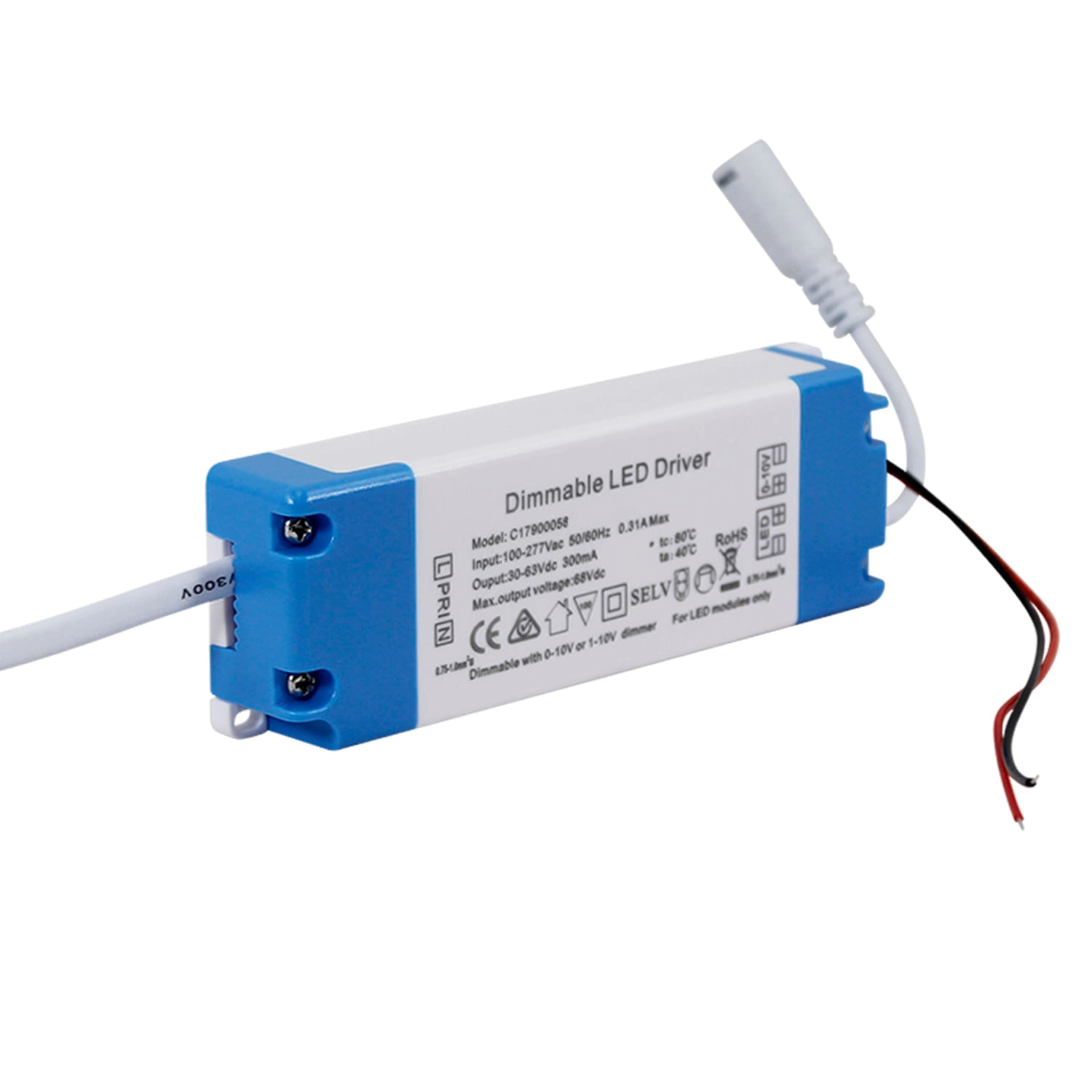 DRIVER LED STUDIO CV20 18W DIMEABLE 0-10V IP20 (PARA PANEL C179) AZUL BLANCO