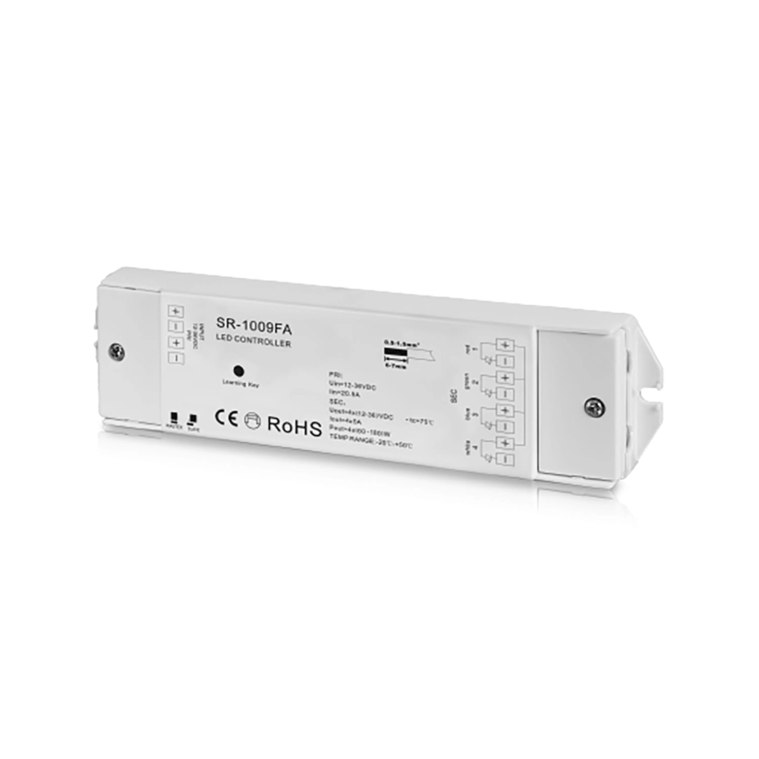 RECEPTOR DE RADIO FRECUENCIA LED STUDIO SR-1009FA7 4CH X 700MA BLANCO