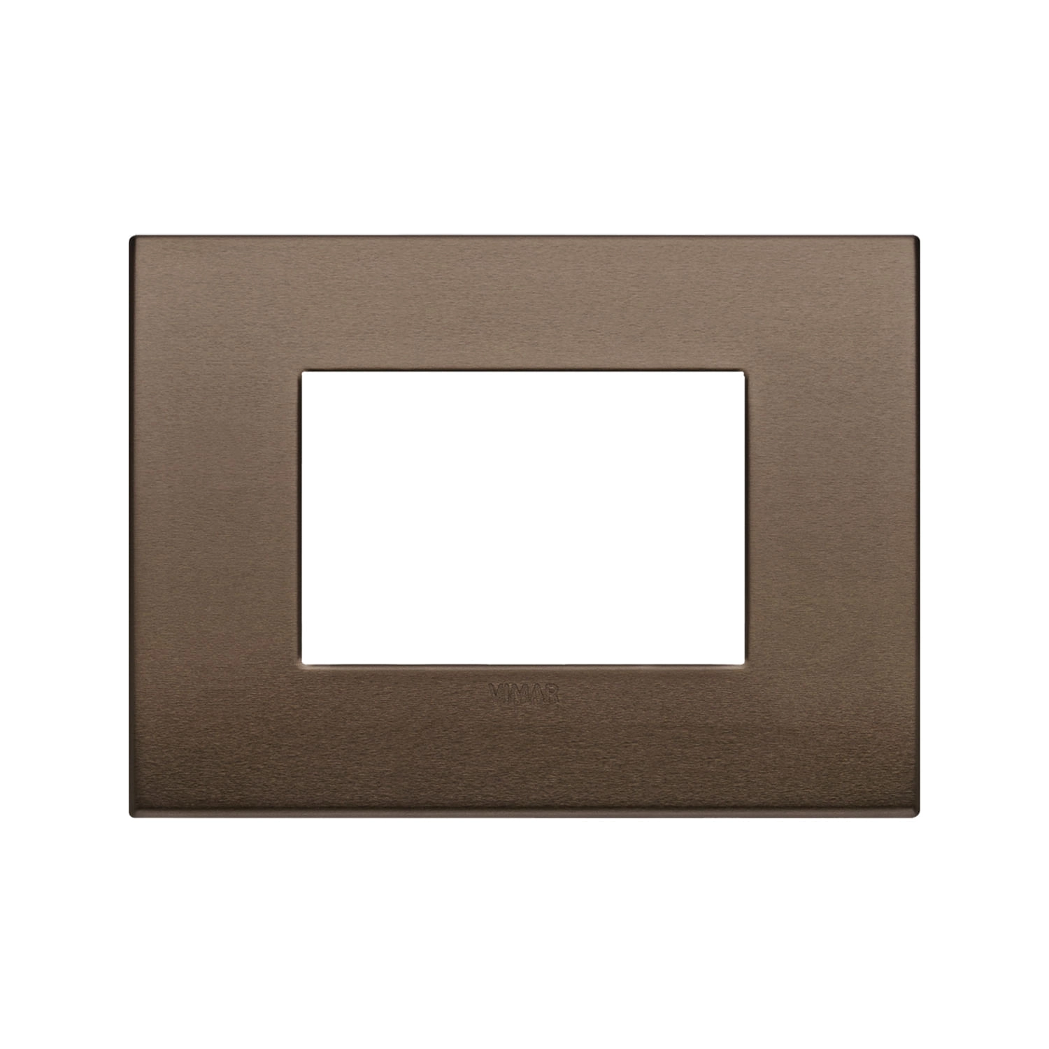 PLACA CLASSIC VIMAR ARKÉ ALU-TECH 3 MÓDULOS BRONCE OSCURO (19653.17)