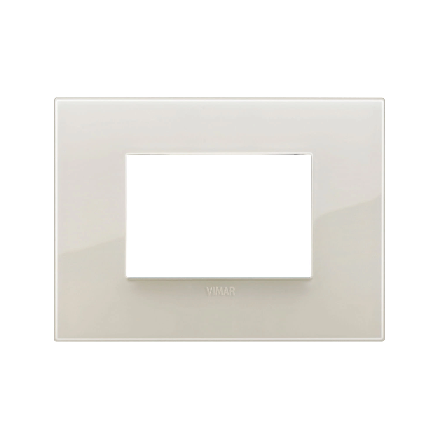 PLACA CLASSIC VIMAR ARKÉ REFLEX PLUS 3 MÓDULOS MARFIL (19653.67)