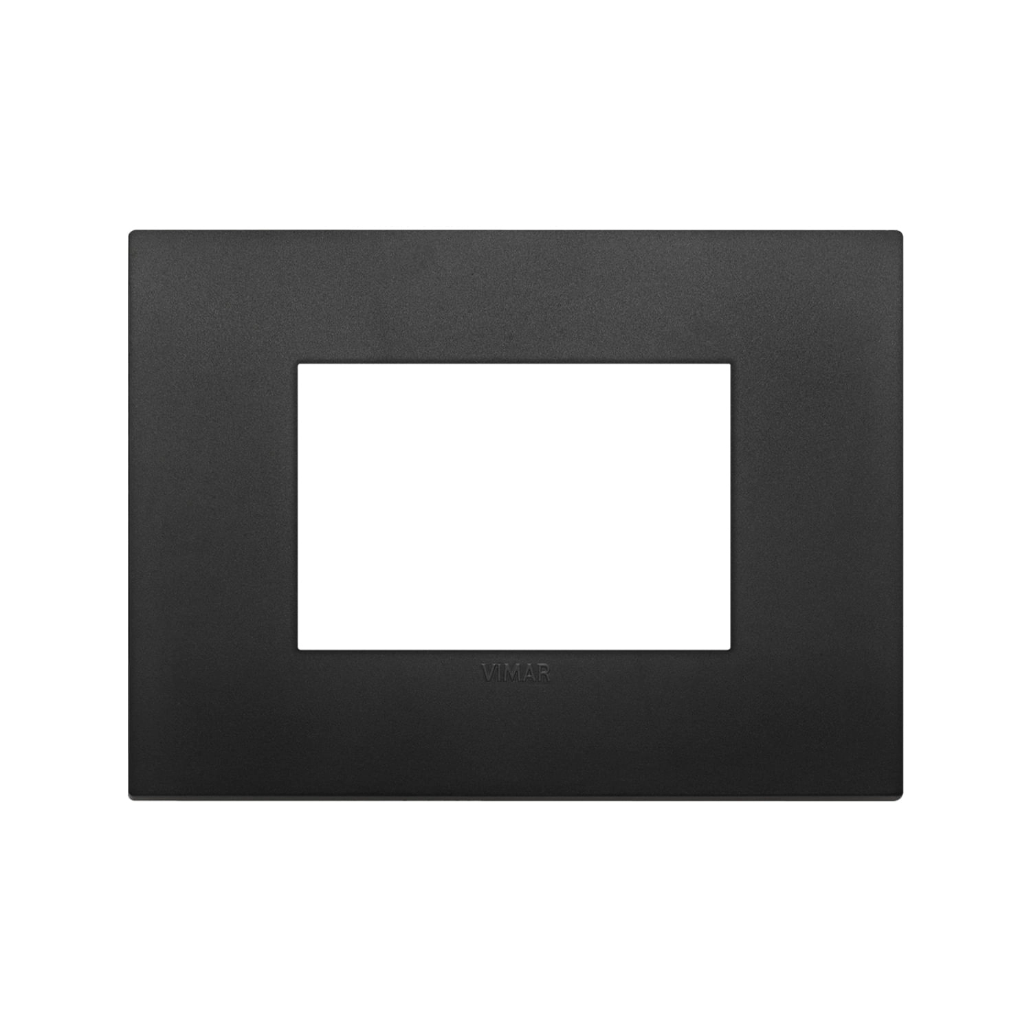 PLACA CLASSIC VIMAR ARKÉ TECNO-BASIC 3 MÓDULOS NEGRA (19653.71)