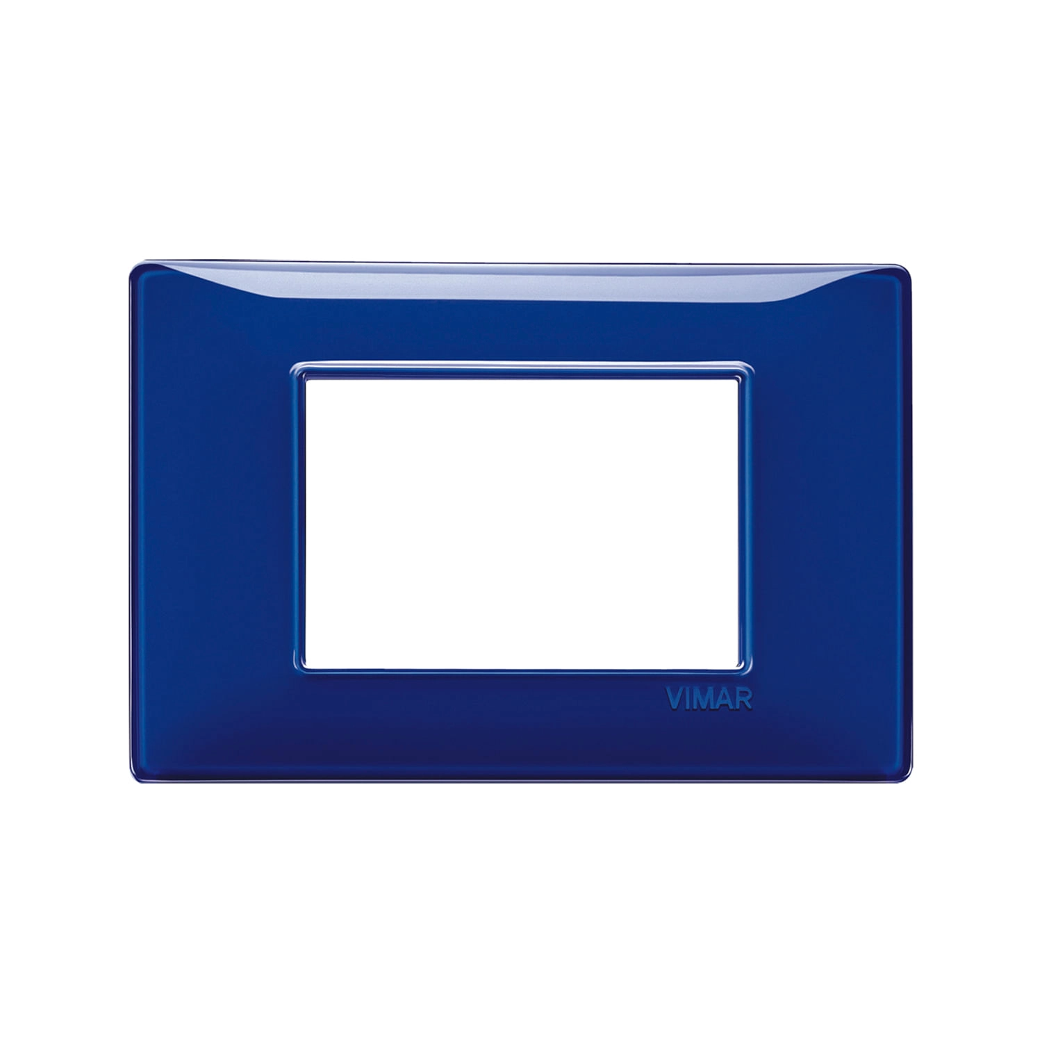 PLACA VIMAR PLANA REFLEX 3 MÓDULOS ZAFIRO (14653.50)