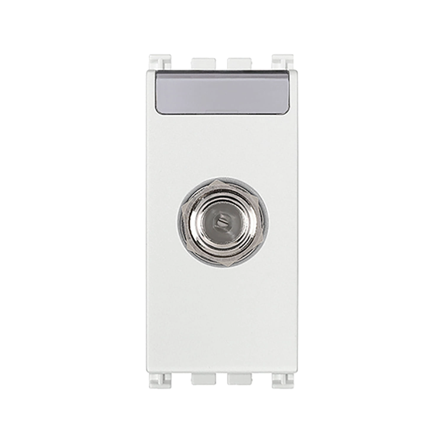 TOMA DE CONECTOR VIMAR ARKÉ TIPO F HEMBRA 1 MÓDULO BLANCA (19318.B)