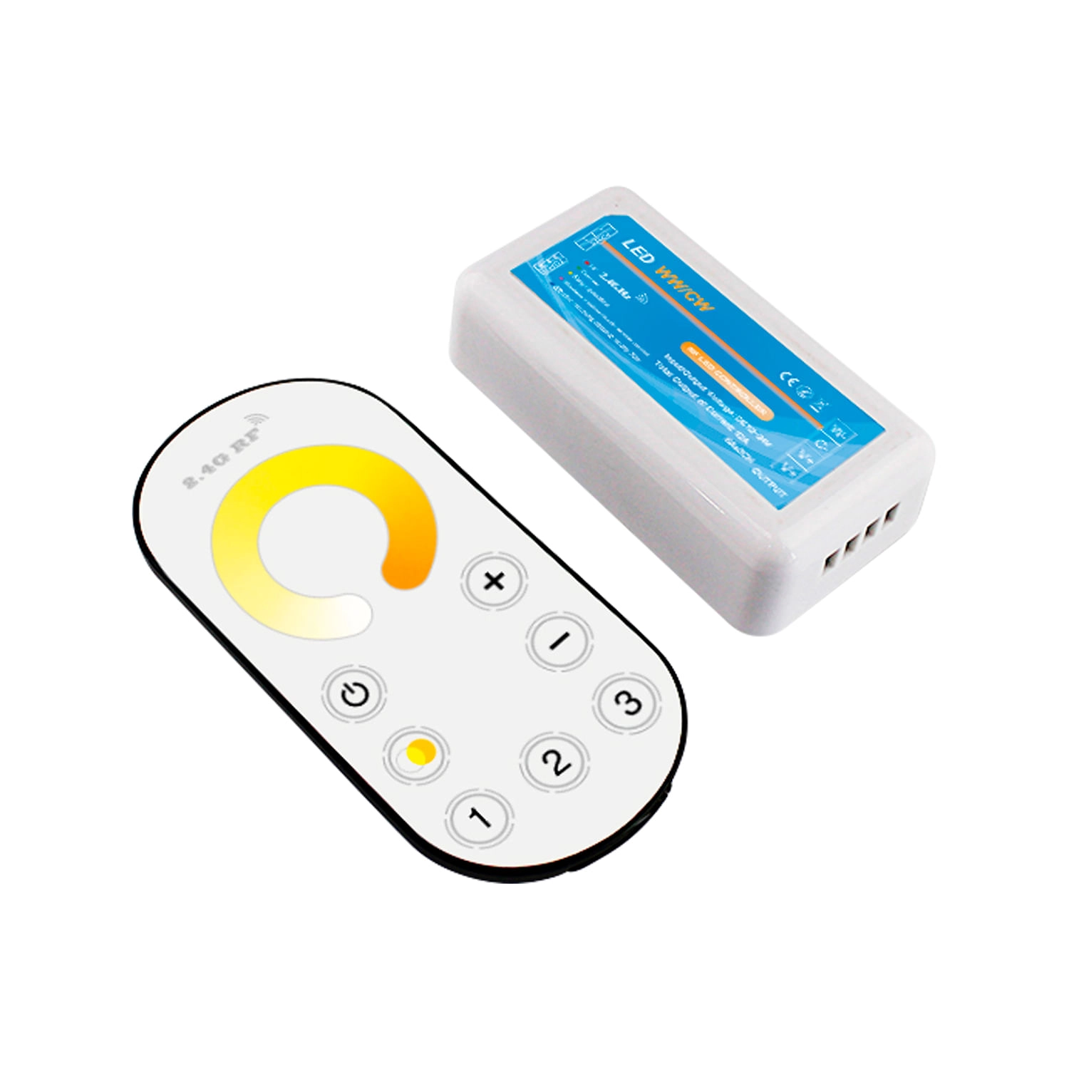 CONTROL REMOTO LED STUDIO RF 2 CANALES 12V 24V IP33 BLANCO