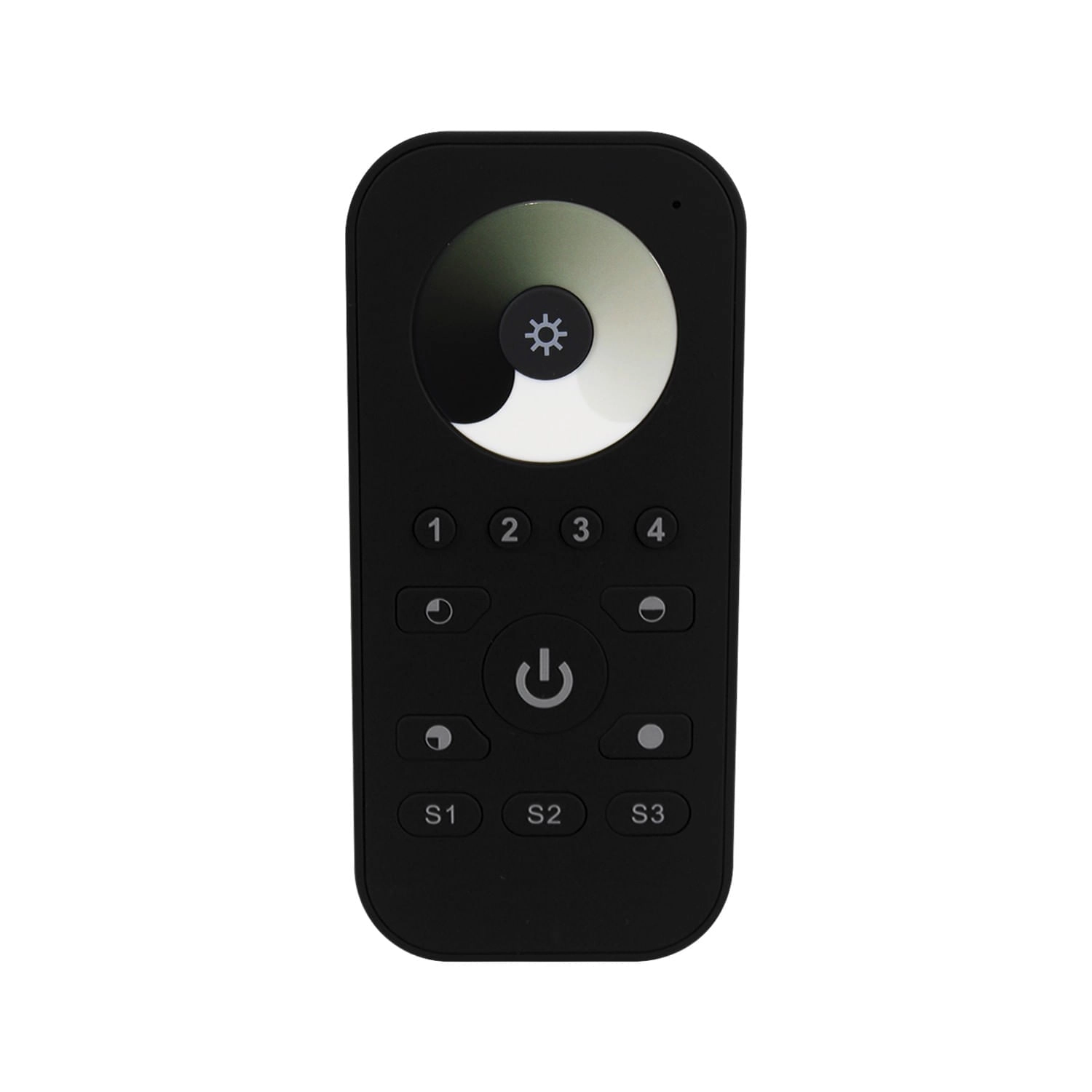 CONTROL REMOTO LED STUDIO RF COLOR ÚNICO NEGRO