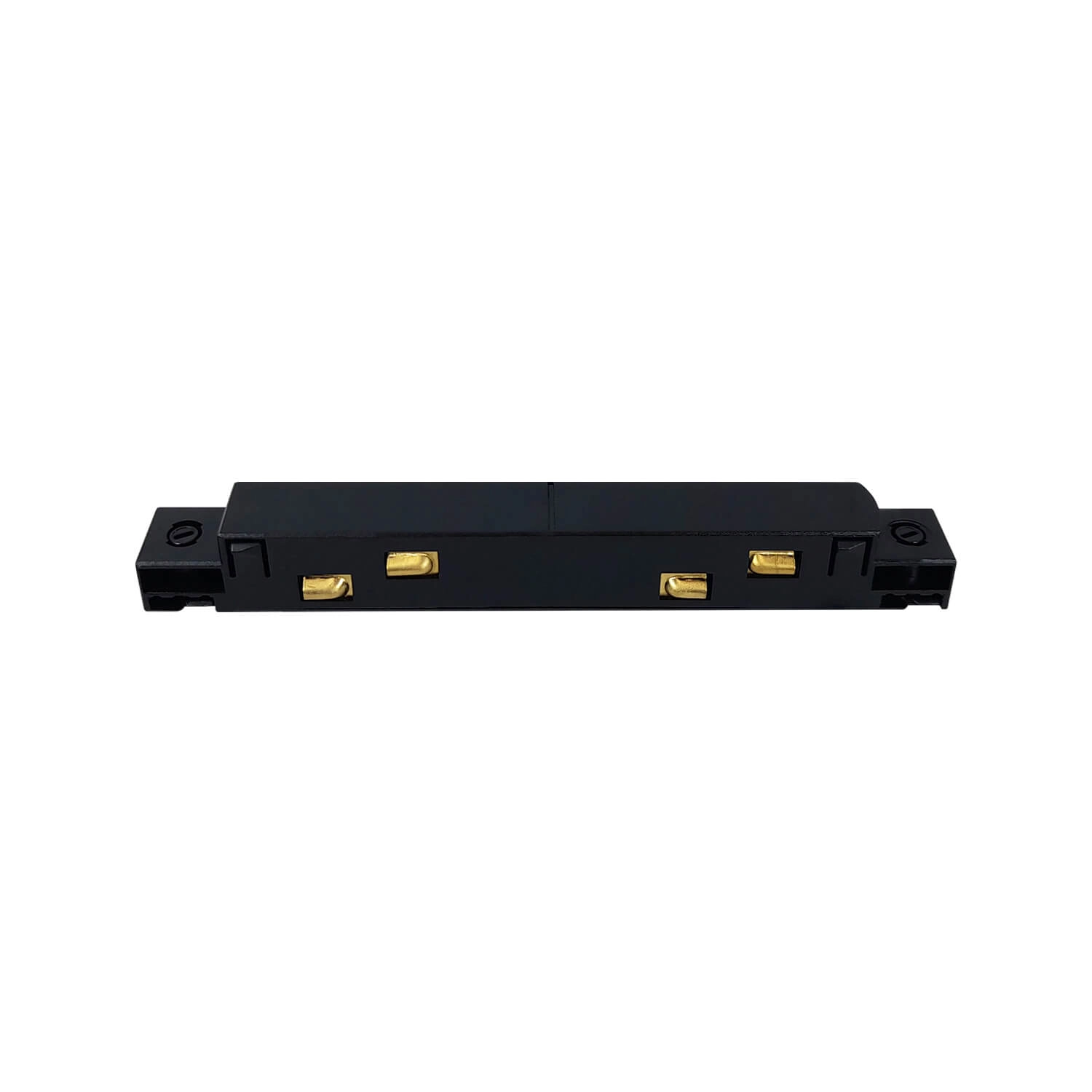 CONECTOR RECTO LED STUDIO PARA RIEL MAGNÉTICO NEGRO