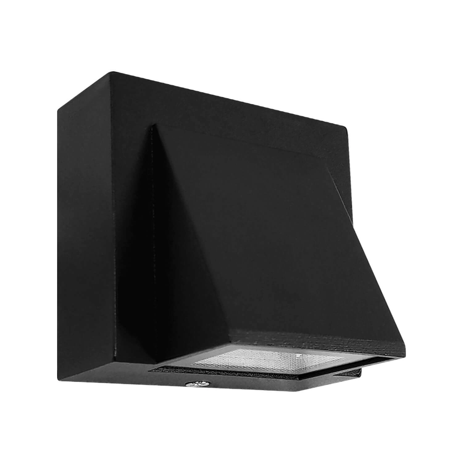 APLIQUÉ MURO LED STUDIO CONE 5W LUZ CÁLIDA (3000K) IP65 NEGRO