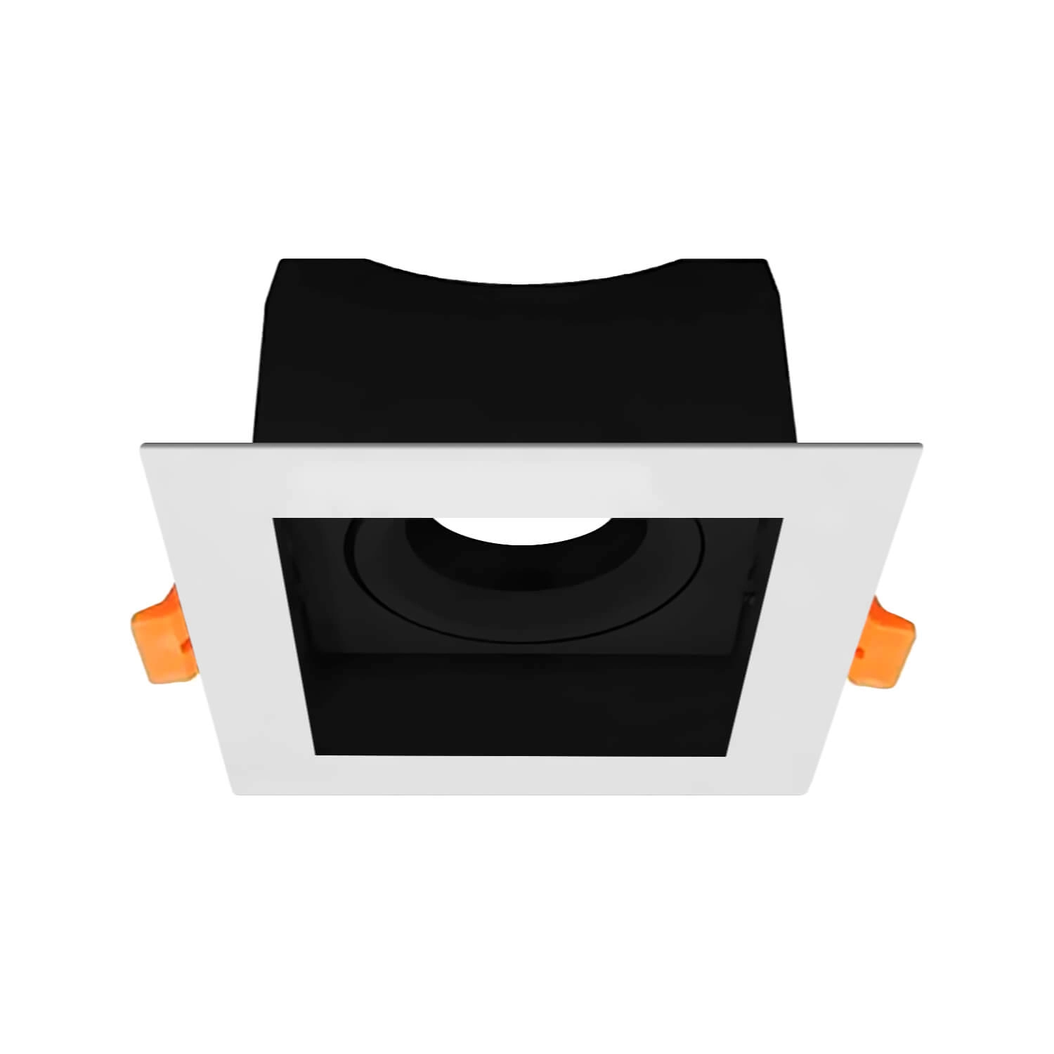 PORTA GU10 LED STUDIO CAJA SIMPLE (SIN AMPOLLETA) BLANCO / NEGRO