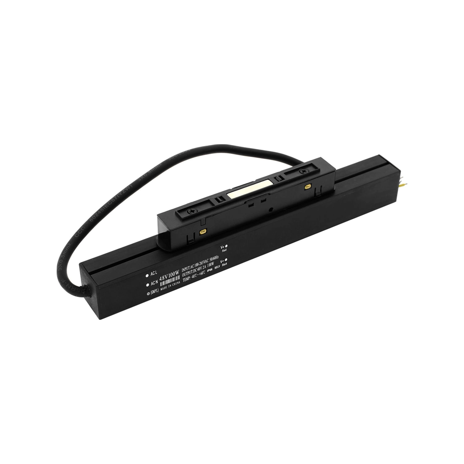DRIVER LED STUDIO PARA RIELES MAGNÉTICOS 80W IP20 NEGRO