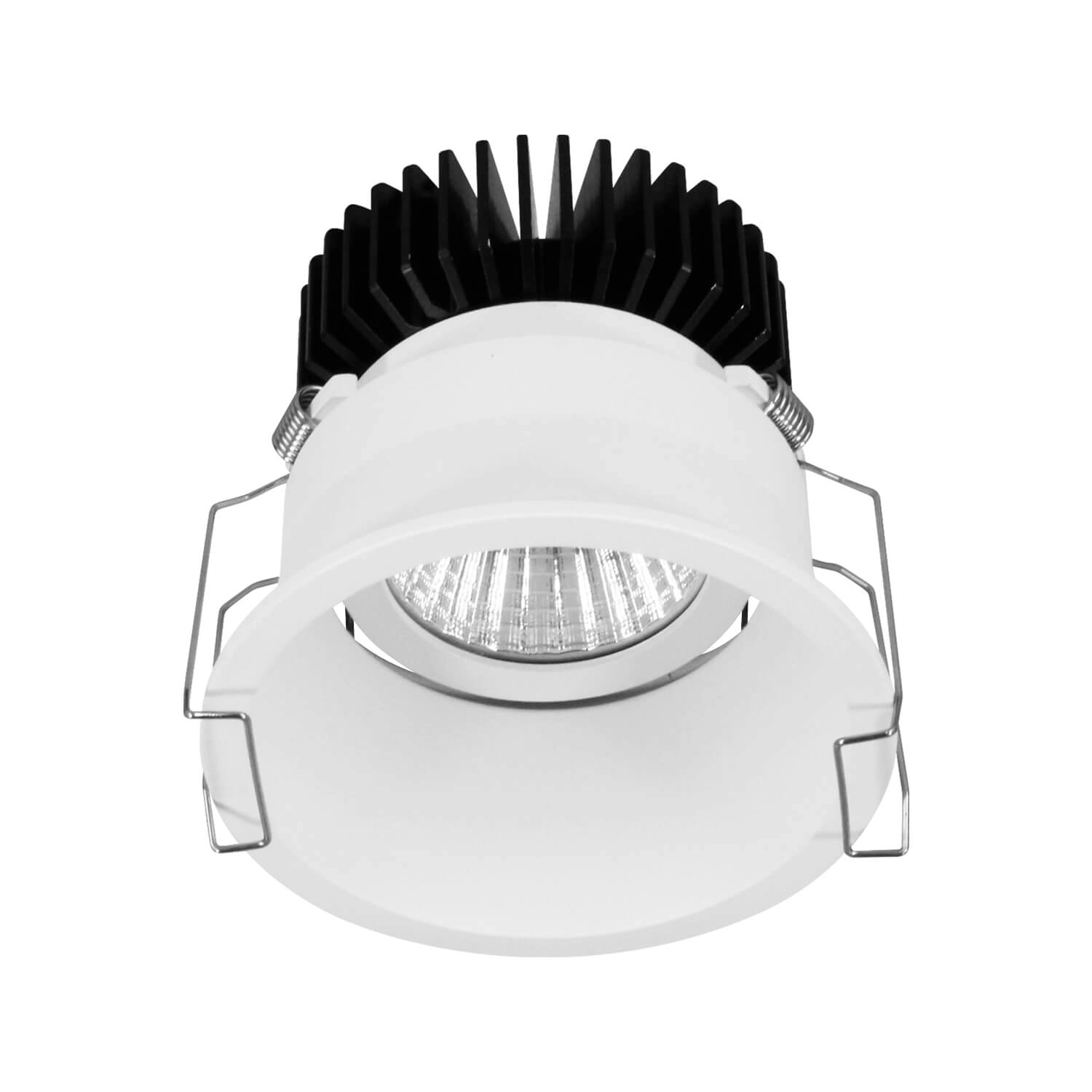 DOWNLIGHT EMBUTIDO LED STUDIO RETRAÍDO 12W LUZ CÁLIDA (2700K) BLANCO