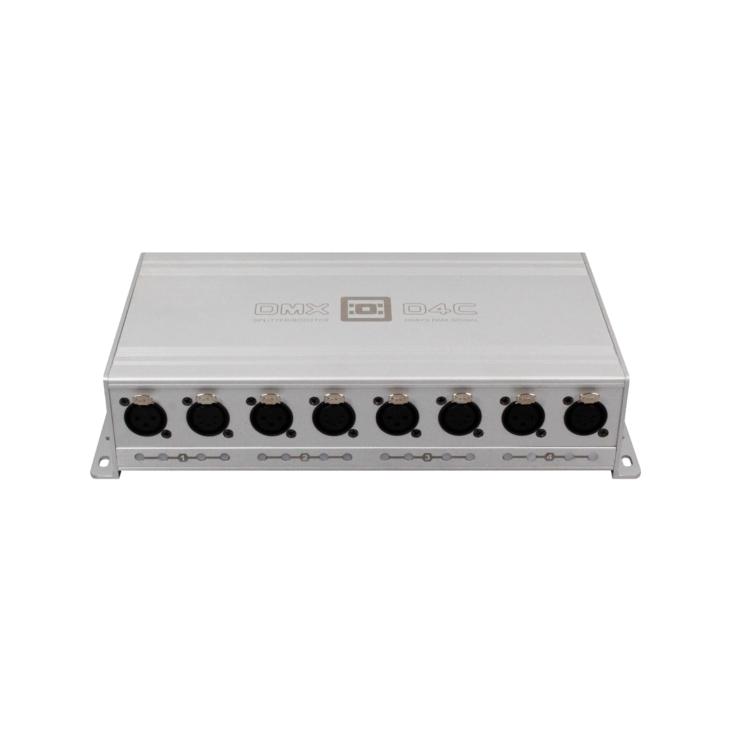 AMPLIFICADOR LED STUDIO DMX 512 SPLITER 4 OUTPUT 120V-240V GRIS