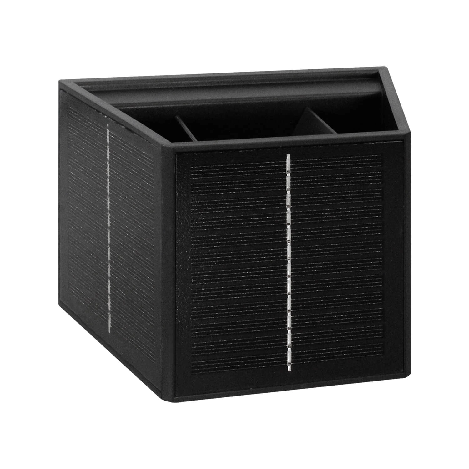 APLIQUÉ SOLAR LED STUDIO 50LM 2W LUZ CÁLIDA (3000K) IP55 NEGRO