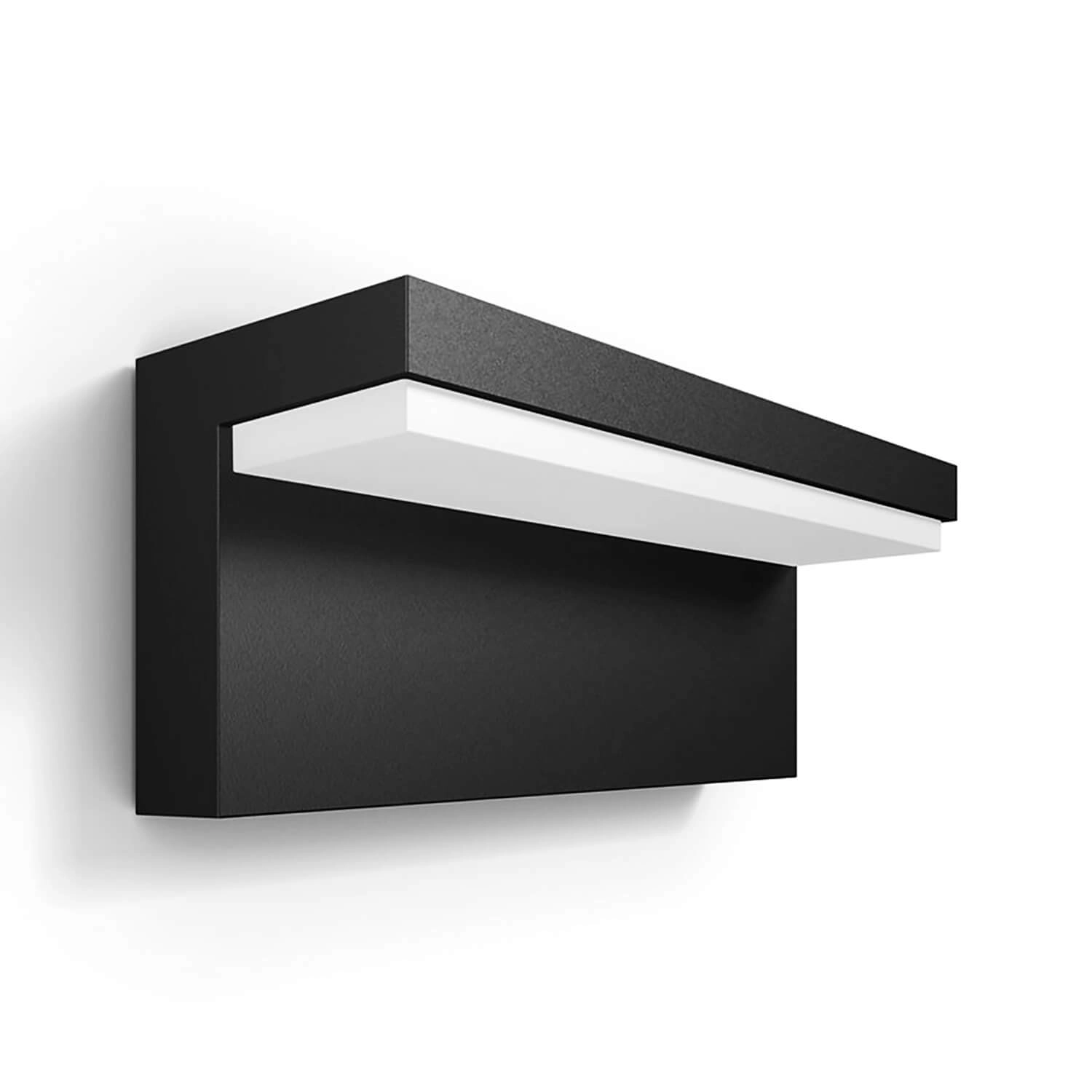 APLIQUÉ MURO PHILIPS BUSTAN 4.5W LUZ CÁLIDA (3000K) IP44 GRIS OSCURO (915005378301)