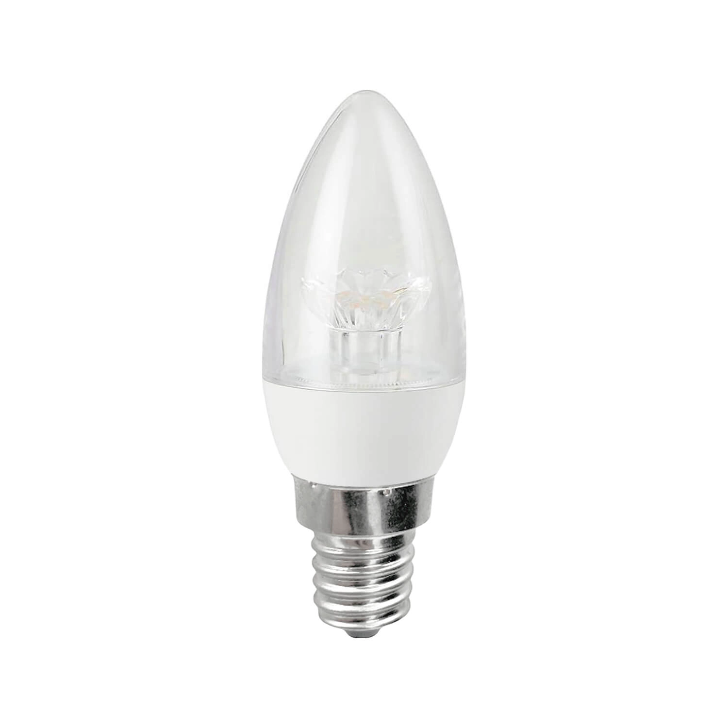 AMPOLLETA E14 LED STUDIO VELA 4W LUZ CÁLIDA (2700K) BLANCA
