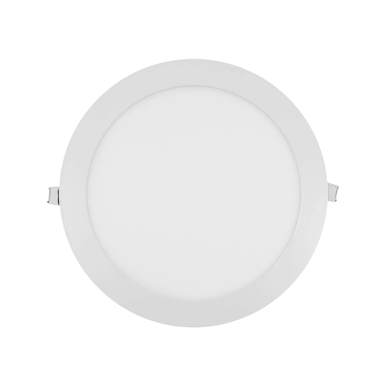 PANEL SLIM LED STUDIO ALUM REDONDO 22W LUZ CÁLIDA (3000K) Ø22.5X2.2CM BLANCO
