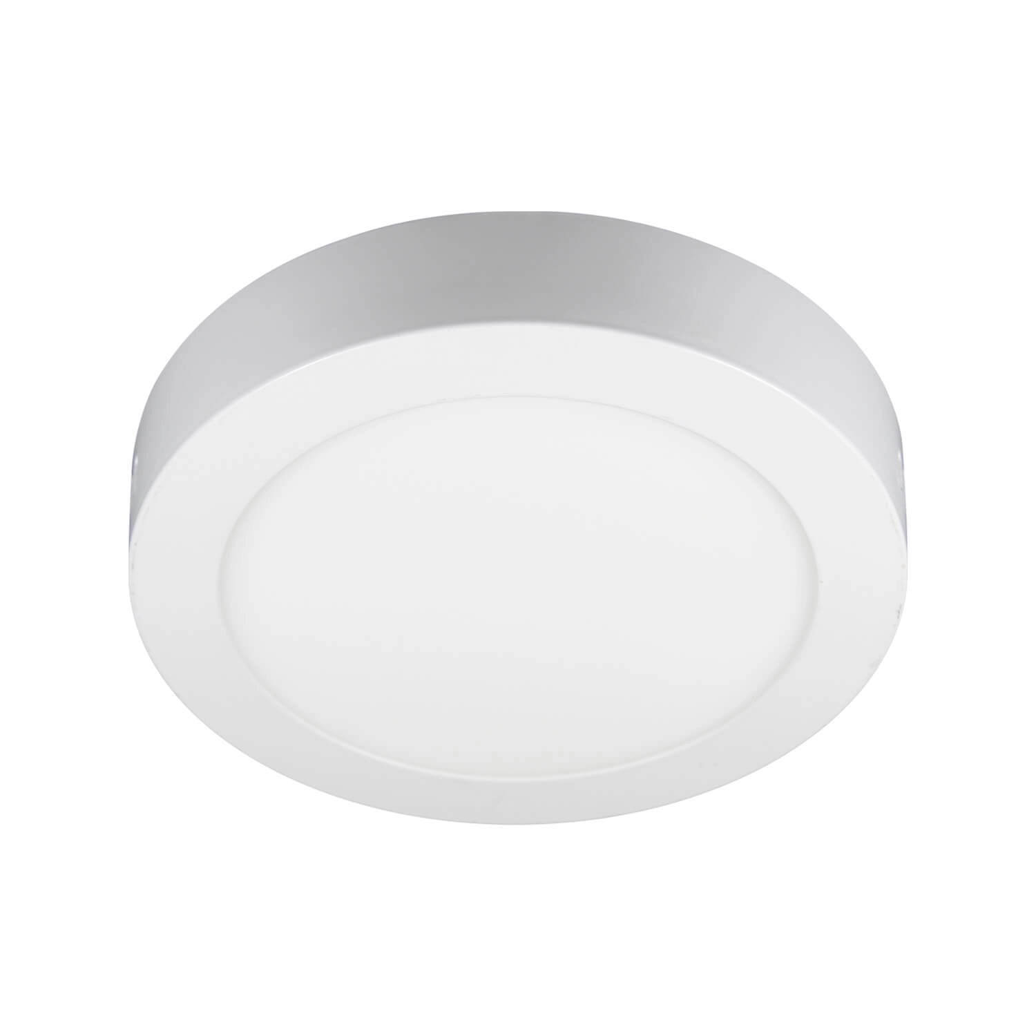 PLAFÓN LED STUDIO ALUM REDONDO 12W LUZ CÁLIDA (3000K) IP20 Ø16.2X3.4CM BLANCO