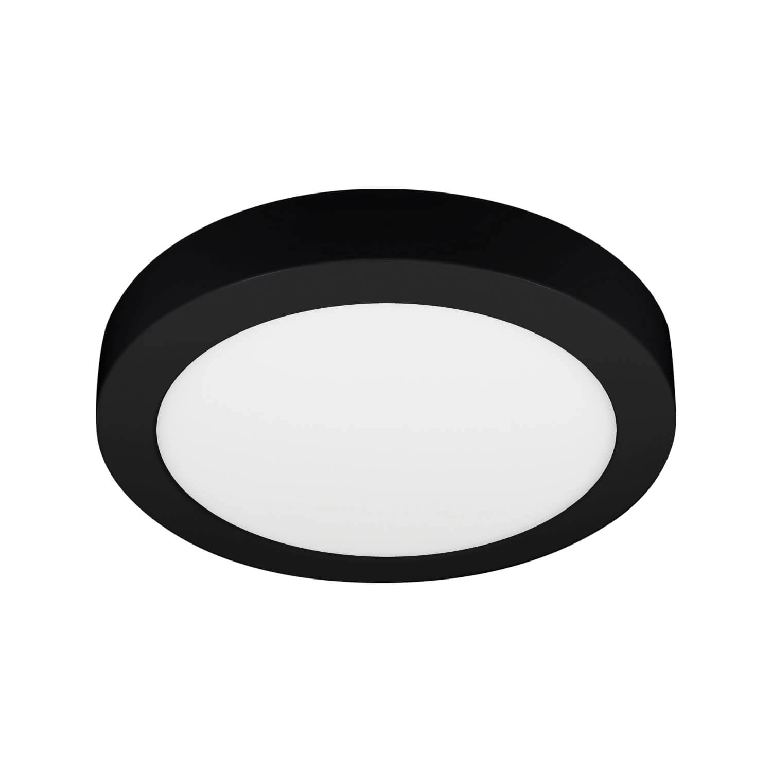 PLAFÓN LED STUDIO ALUM REDONDO 18W LUZ CÁLIDA (3000K) IP20 Ø21.5X3.4CM NEGRO
