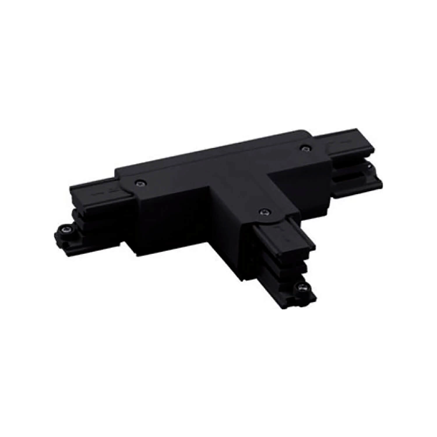 CONECTOR EN T LED STUDIO TRIFÁSICA 220V NEGRO