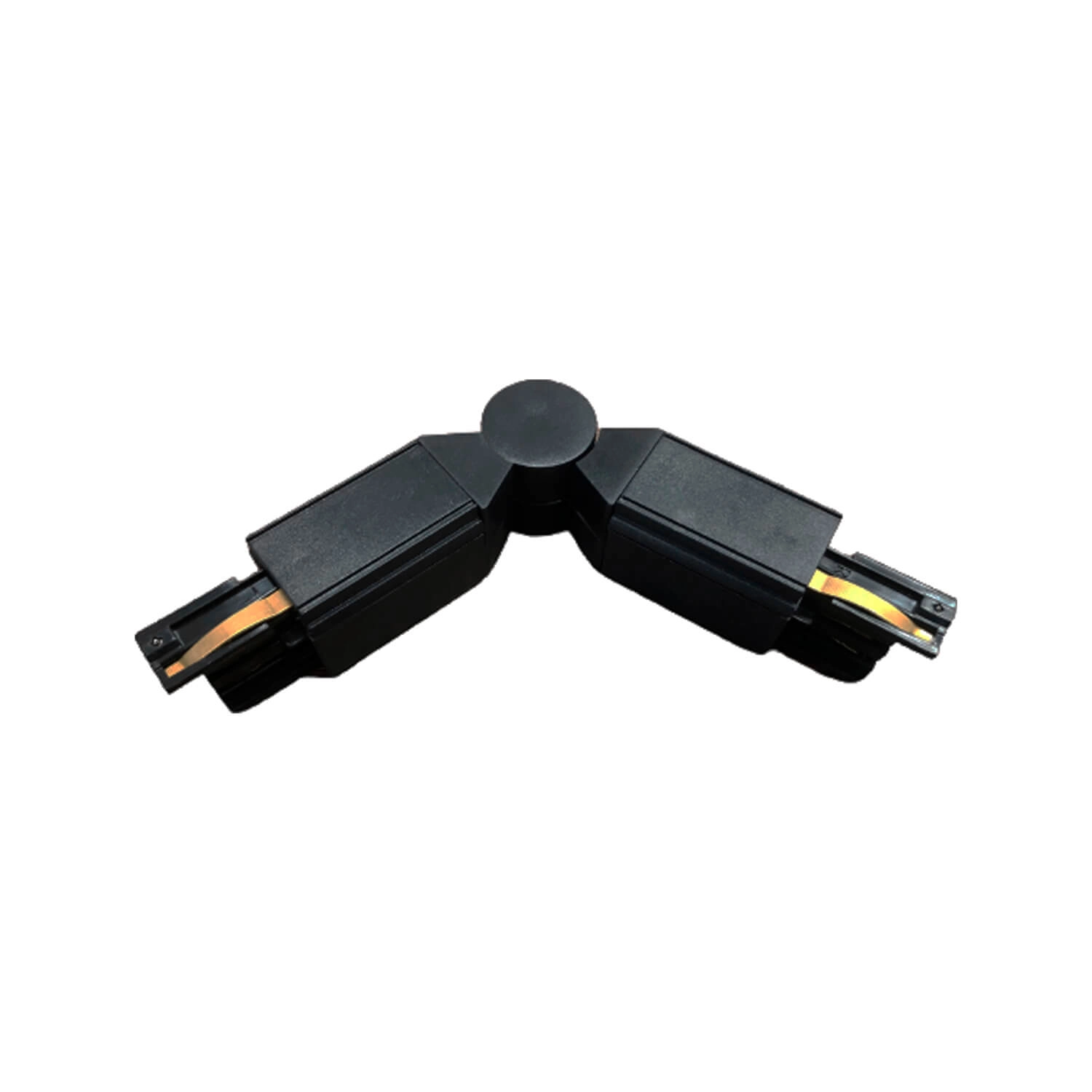 CONECTOR EN L LED STUDIO TRIFÁSICA FLEXIBLE 220V NEGRO