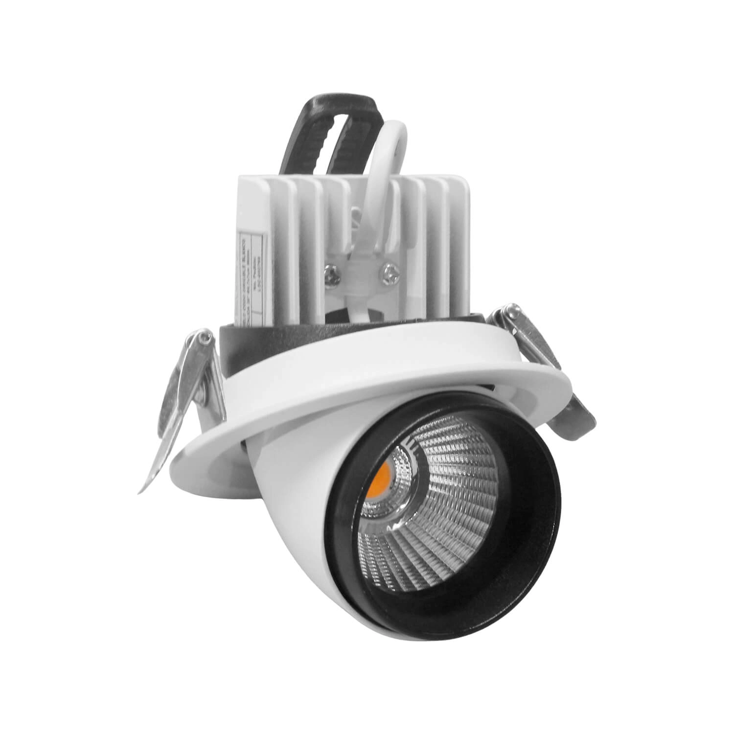 EMBUTIDO CIELO LED STUDIO CODO DIRIGIBLE REDONDO 31W LUZ NEUTRA (4000K) BLANCO
