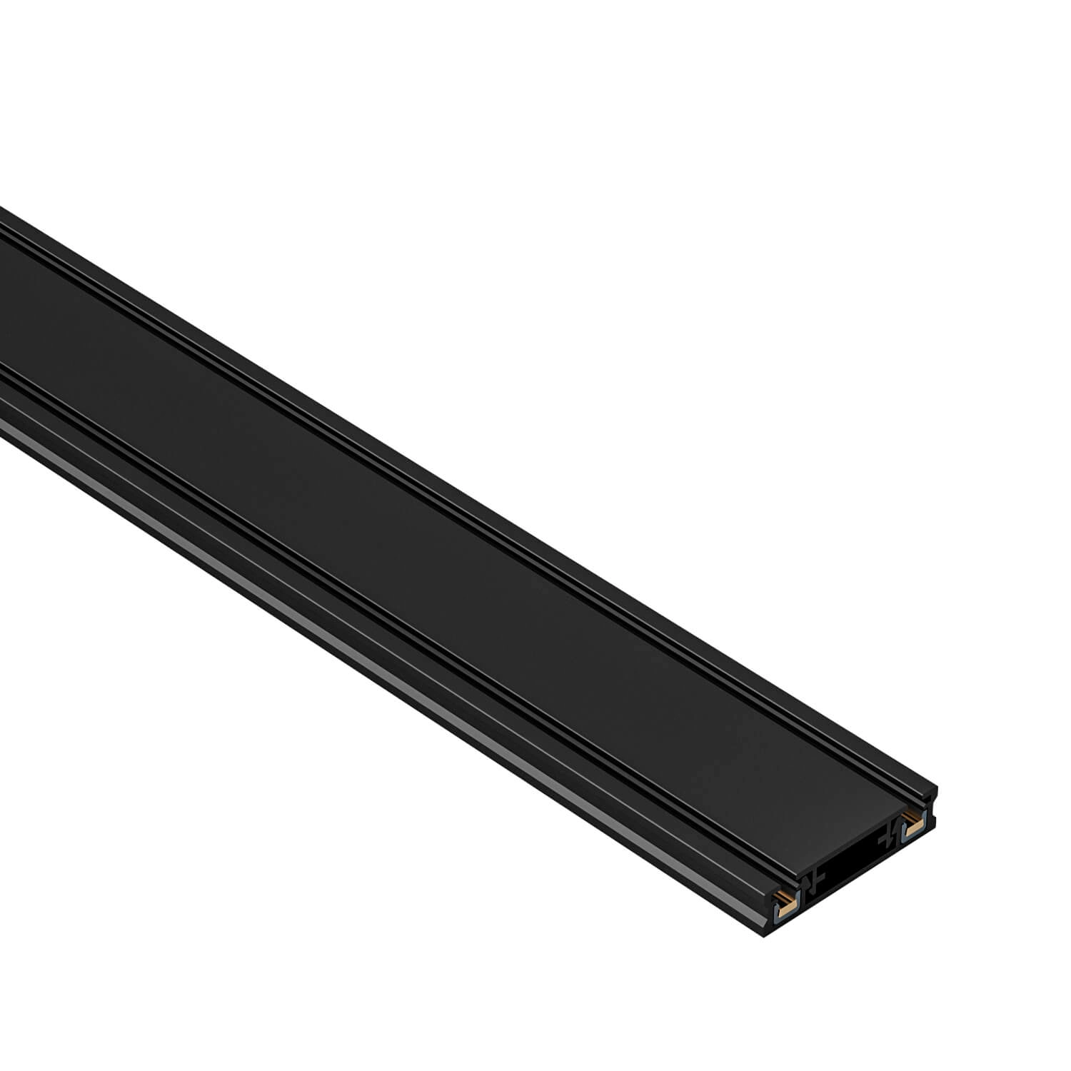 RIEL SOBREPUESTO LED STUDIO SLIM MAGNÉTICO 2 METROS NEGRO
