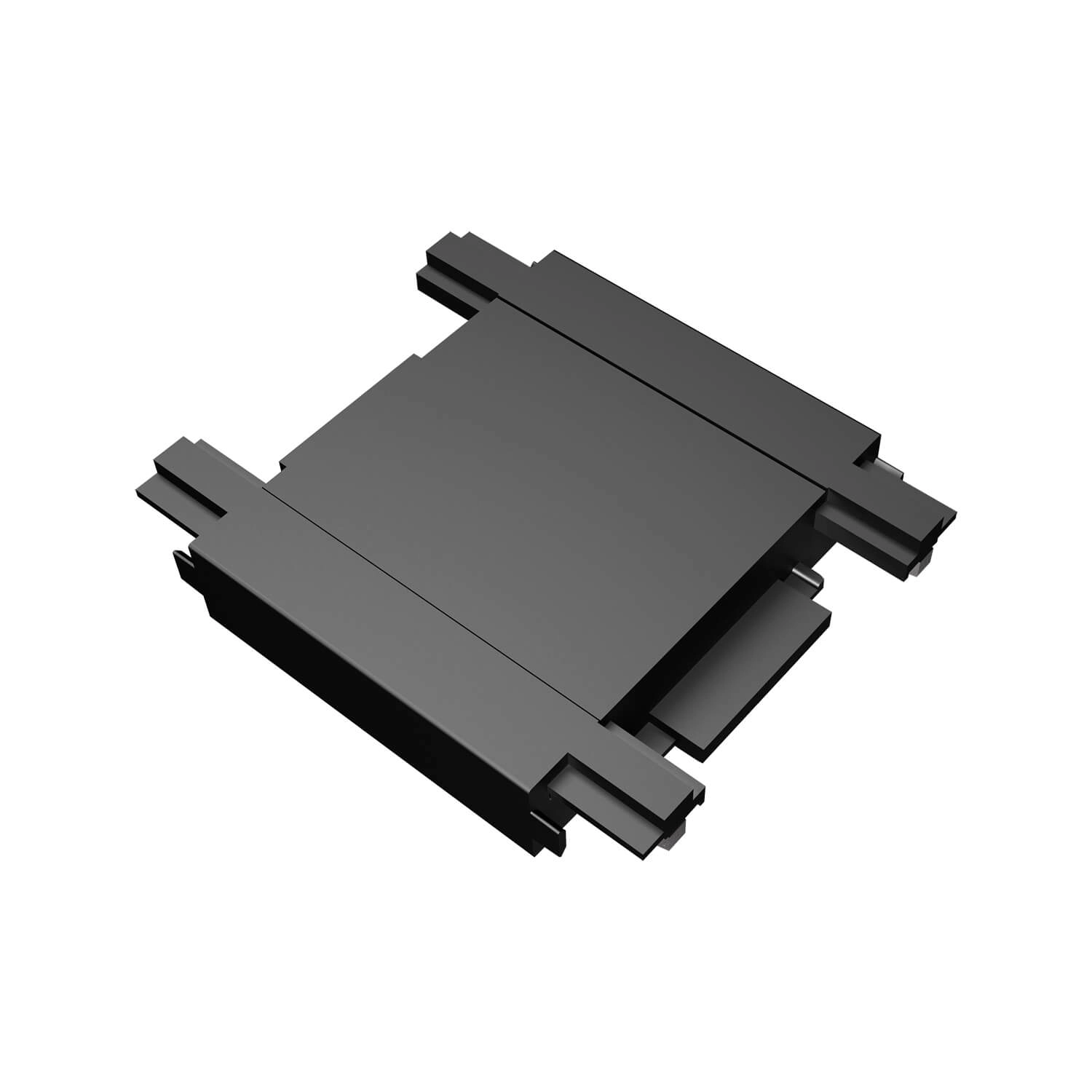 CONECTOR INTERNO LINEAL LED STUDIO PARA RIEL MAGNÉTICO SLIM NEGRO