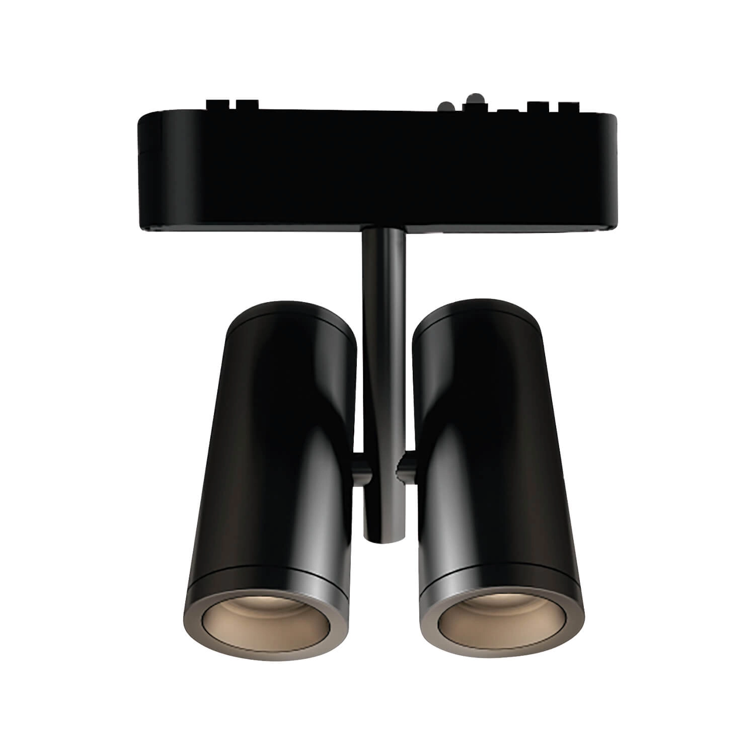 FOCO RIEL LED STUDIO DOBLE PARA RIEL MAGNÉTICO 16W LUZ CÁLIDA (3000K) NEGRO