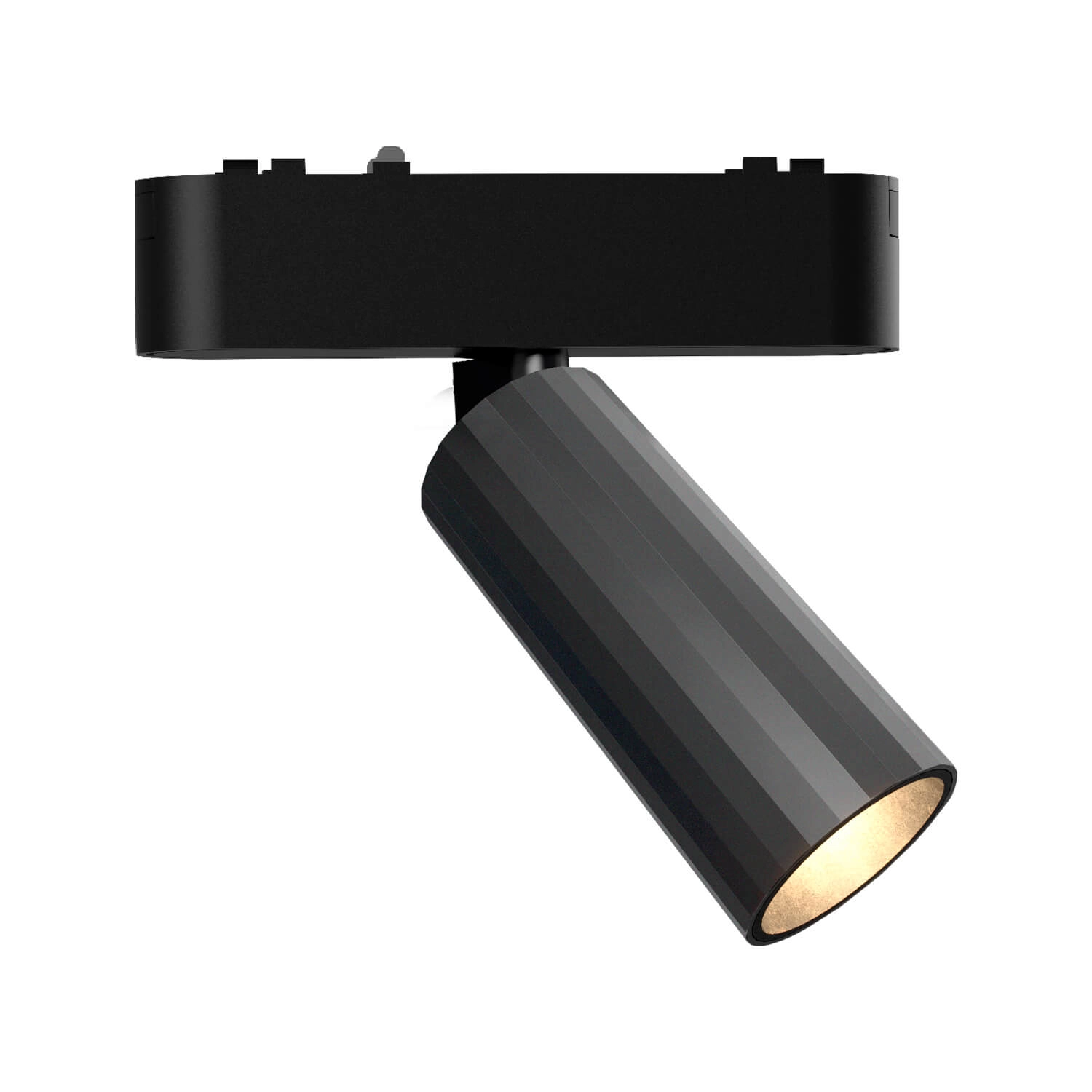 FOCO RIEL LED STUDIO PARA RIEL MAGNÉTICO 12W LUZ CÁLIDA (3000K) NEGRO