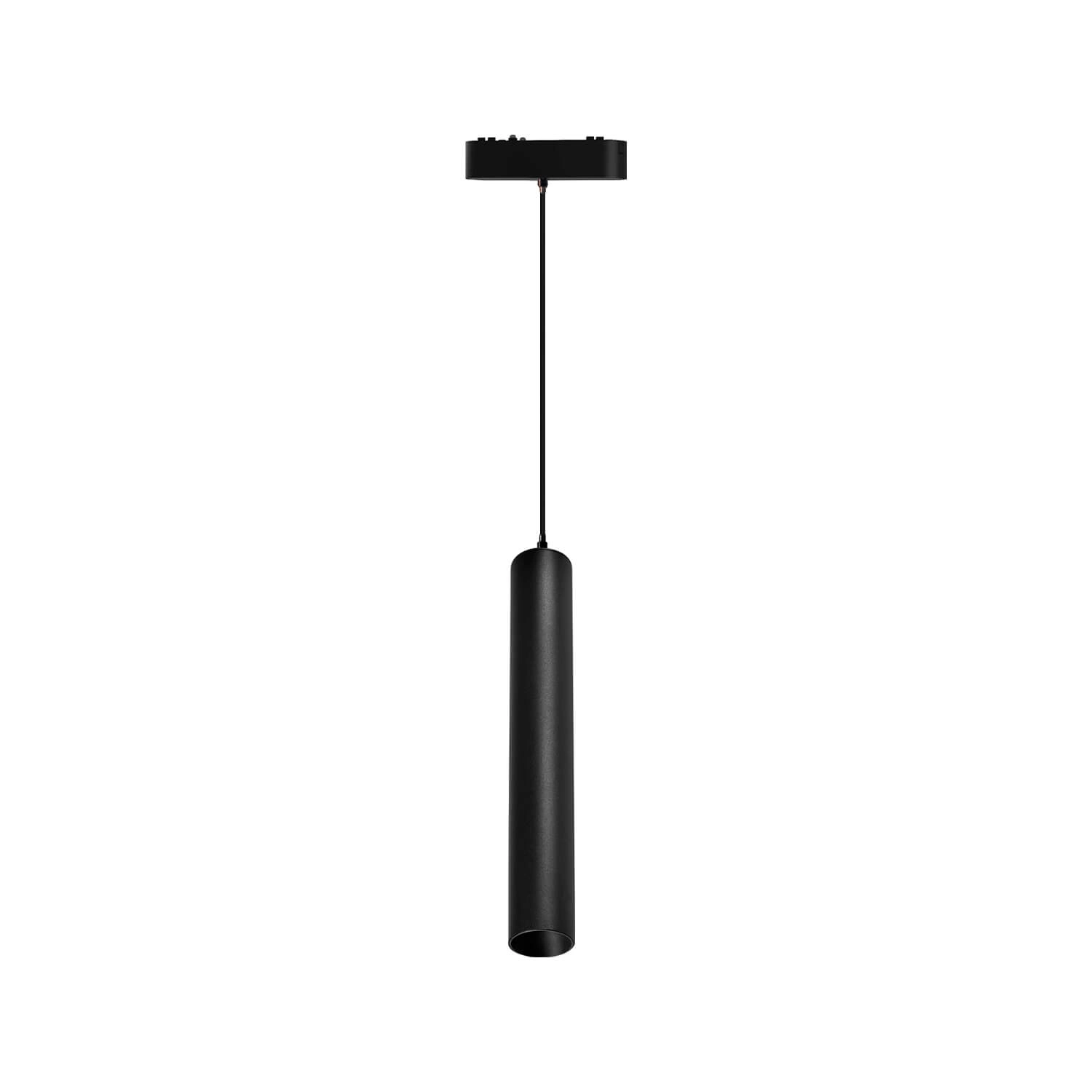 LÁMPARA COLGANTE LED STUDIO LINEAL PARA RIEL MAGNÉTICO 9W LUZ CÁLIDA (3000K) NEGRA