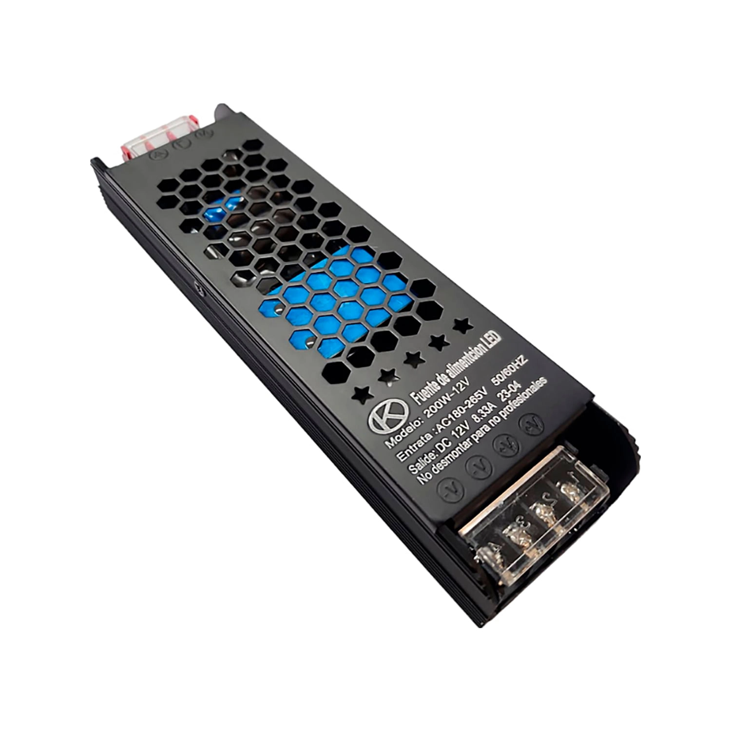 FUENTE DE PODER LED STUDIO 250W 12V 16.7A GRIS