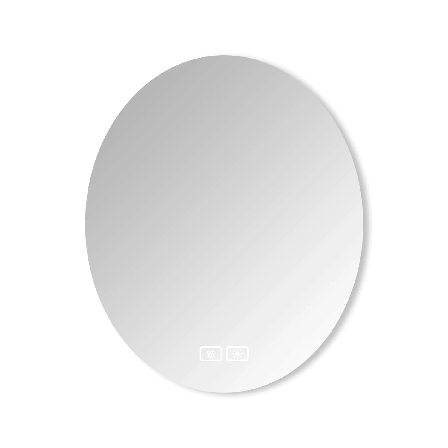 ESPEJO LED STUDIO OVALADO RETROILUMINADO TOUCH 70W CCT 1400LM 90X120CM TRANSPARENTE
