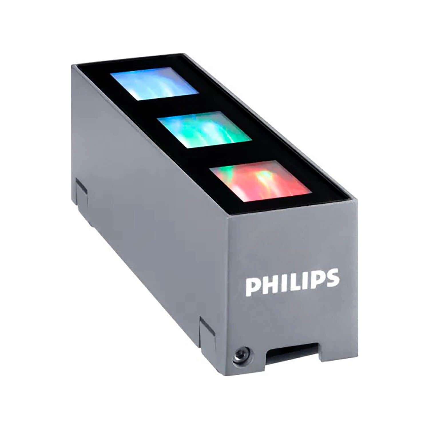 WALL WASHER PHILIPS UNIEDGE DMX 10W LUZ RGB 24V IP66 GRIS OSCURO (911401737343)