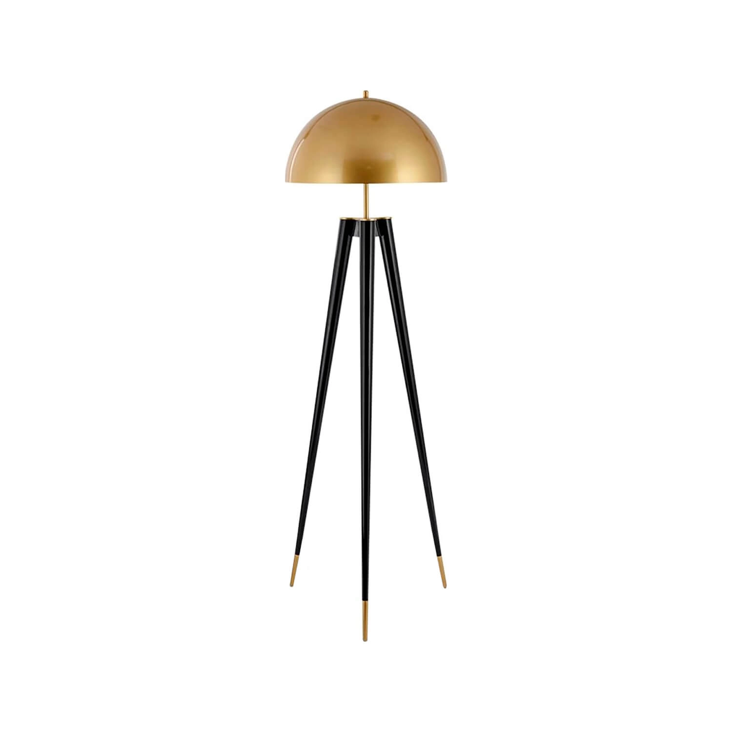 LÁMPARA DE PIE LED STUDIO AMADEA 9W DORADA / NEGRA