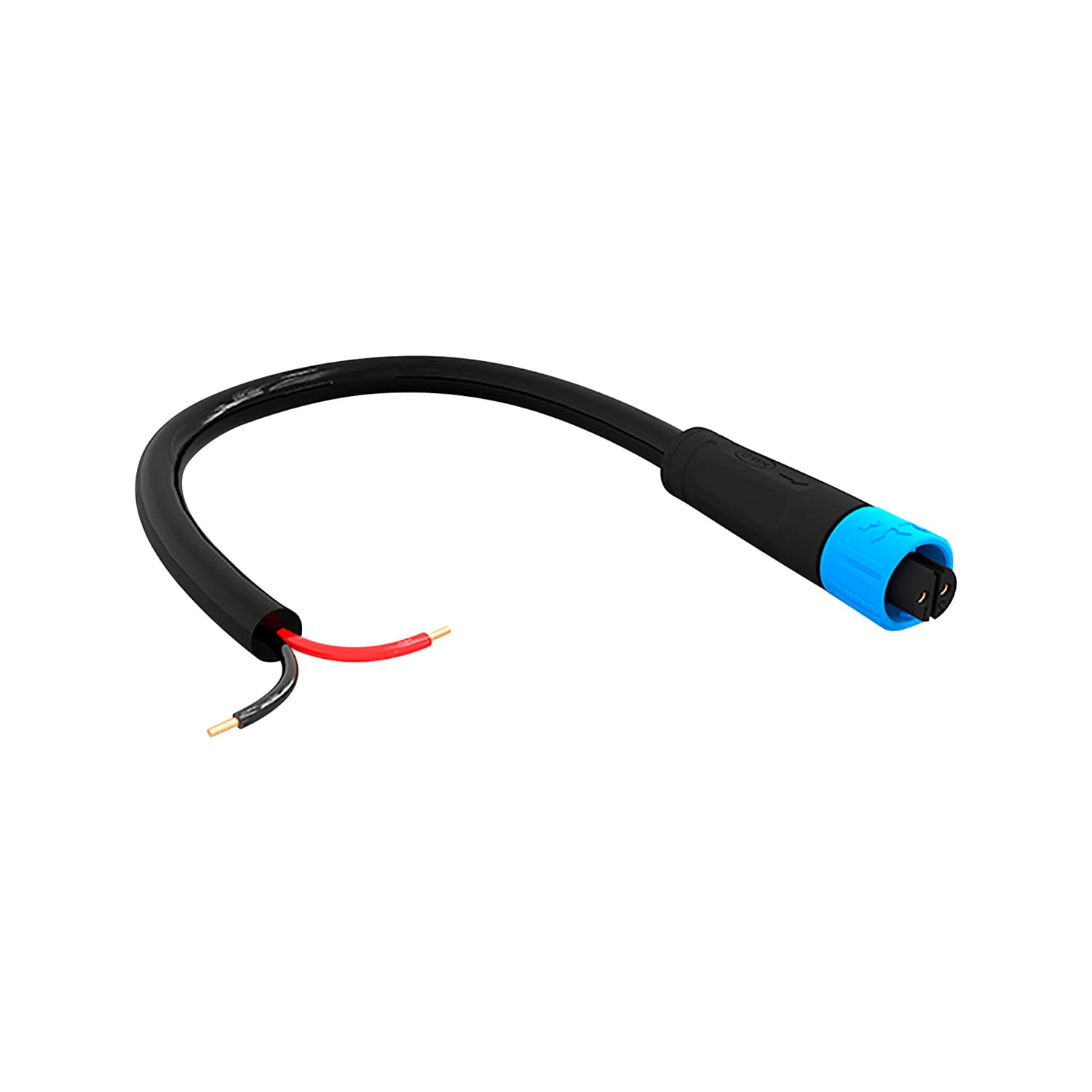 CABLE DE PODER LED STUDIO DMX 6 PINES PARA 220V NEGRO