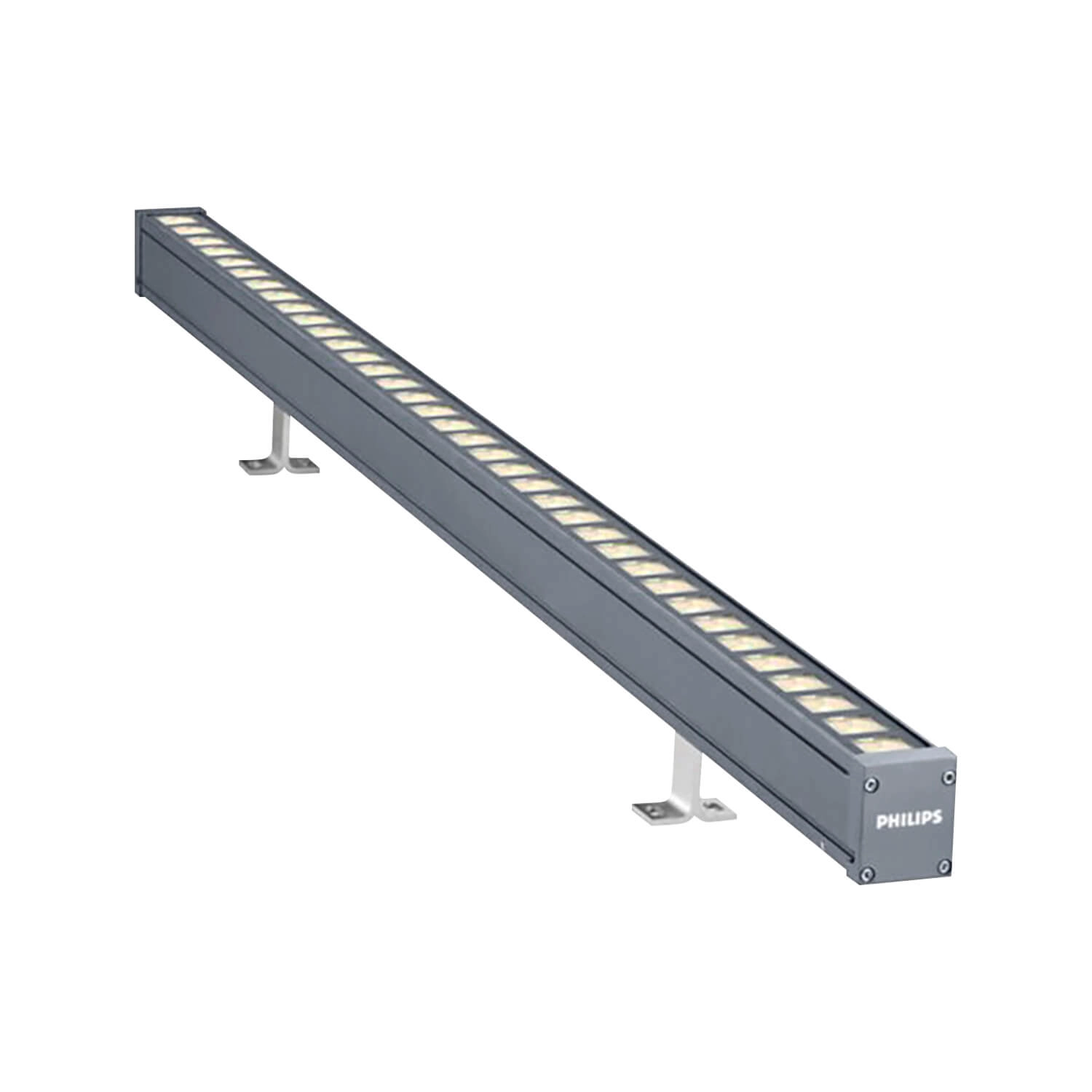 WALL WASHER PHILIPS UNISTRIP G4 36W LUZ CÁLIDA (3000K) 24V IP66 GRIS OSCURO (911401739402)