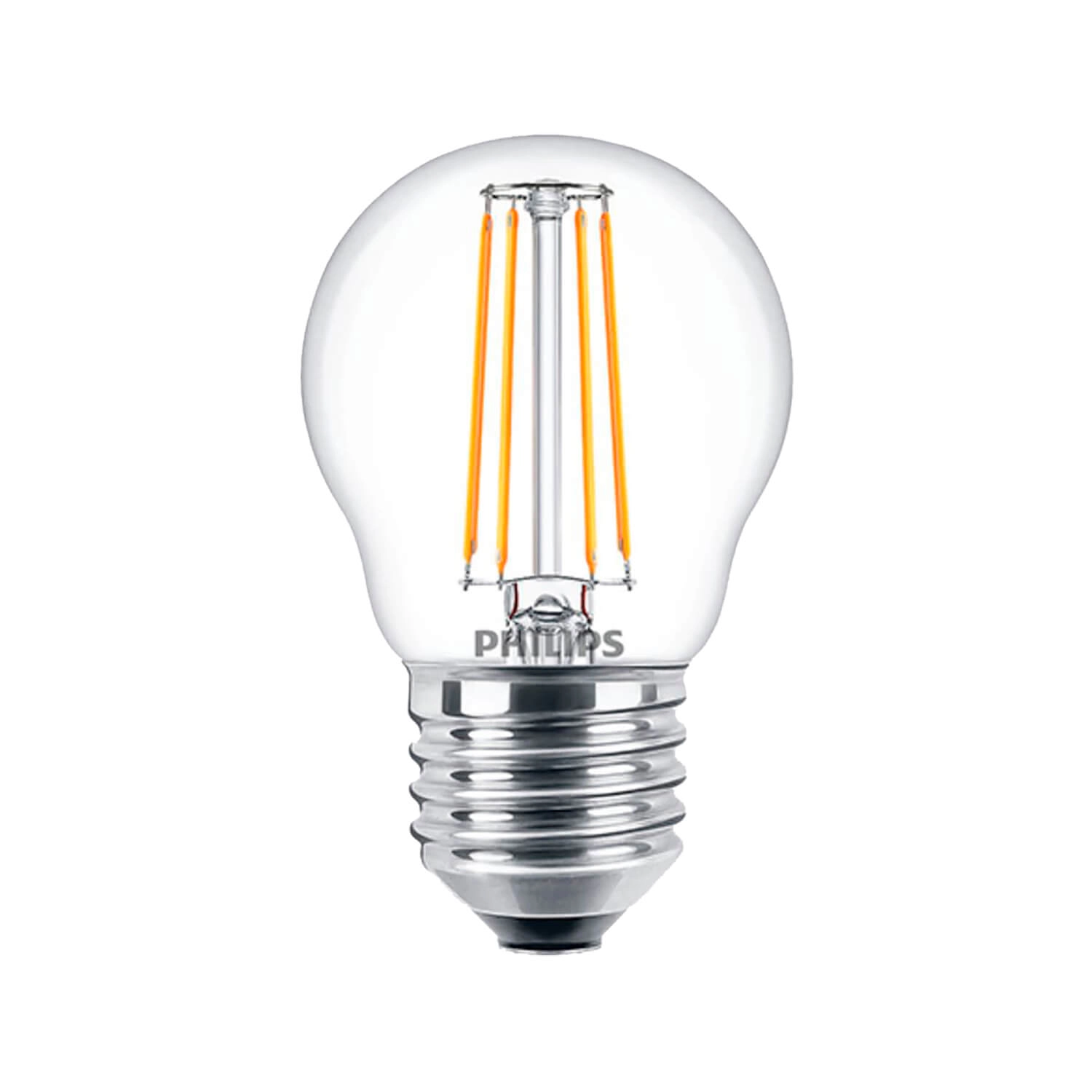 AMPOLLETA E27 PHILIPS FILAMENTO 4.3W LUZ CÁLIDA (2700K) BLANCO BLANCO (929001890542)