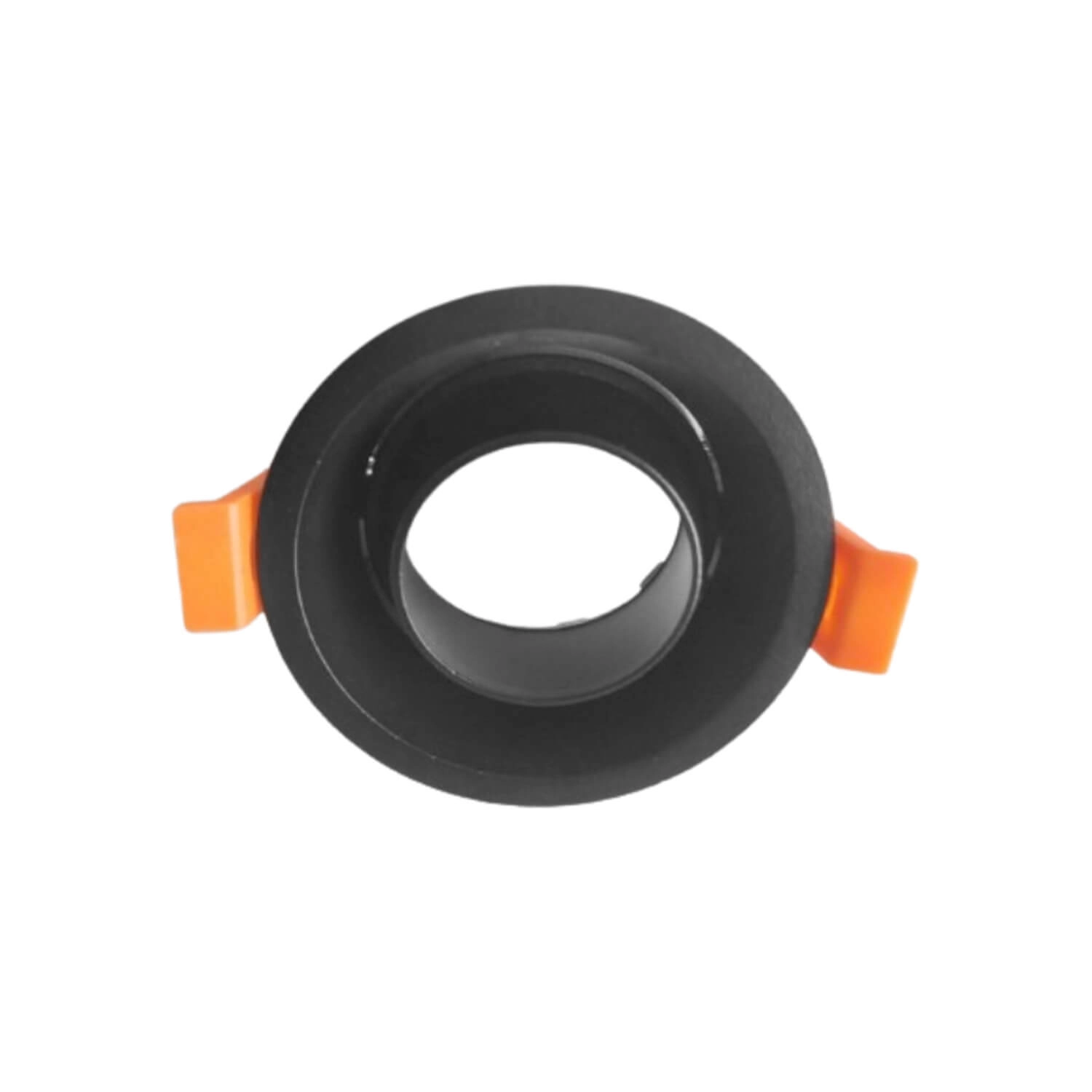 PORTA GU10 LED STUDIO REDONDO DIRIGIBLE HONDO (SIN AMPOLLETA GU10 INCLUYE CONECTOR) NEGRO