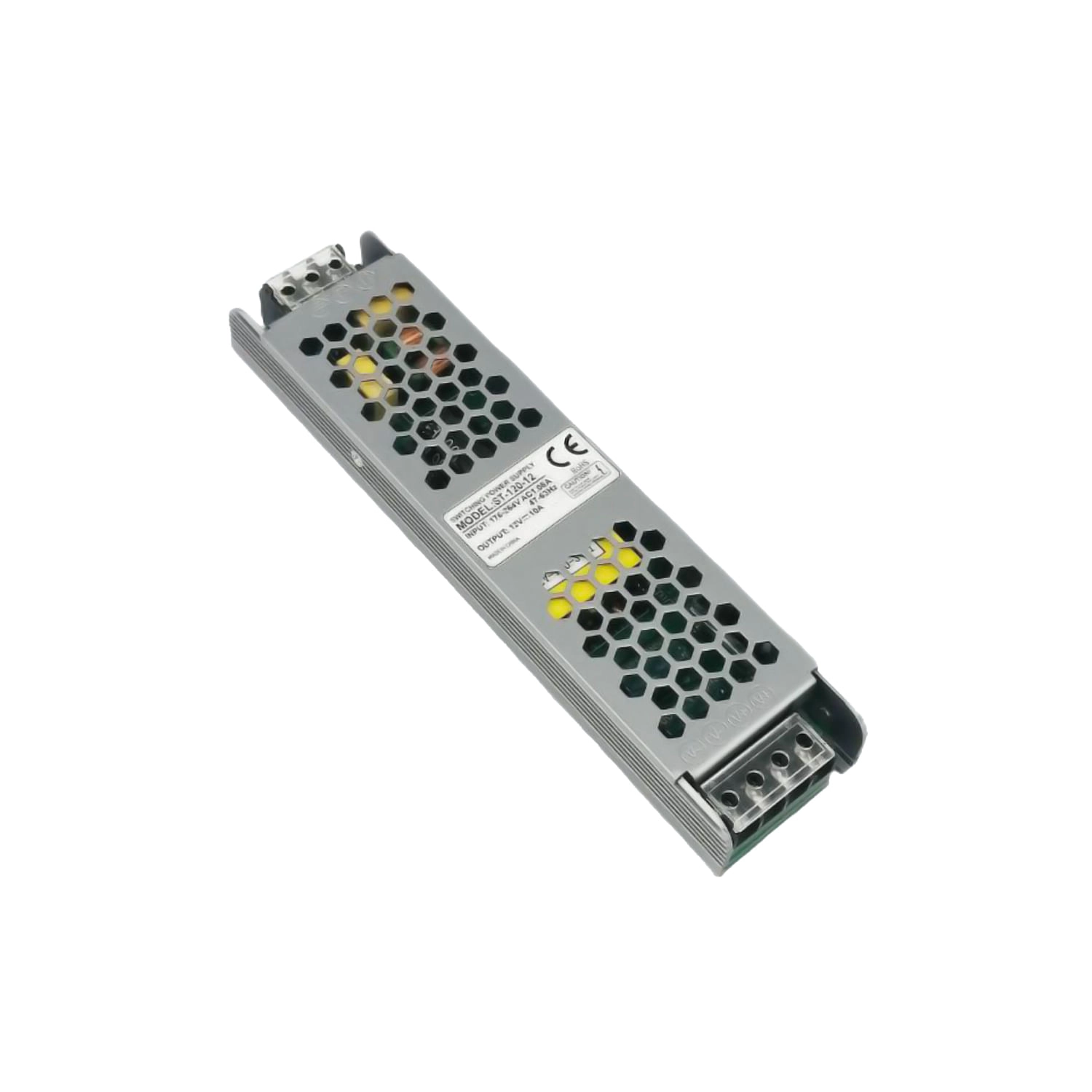FUENTE DE PODER LED STUDIO SLIM 120W 12V 10A GRIS
