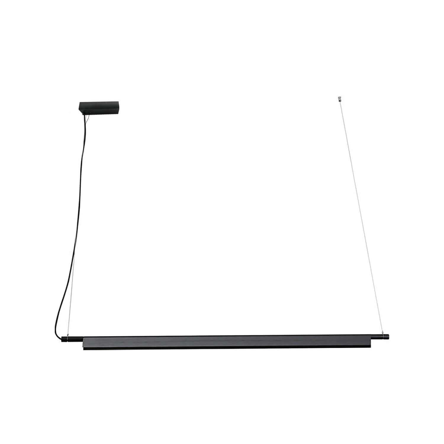 LÁMPARA COLGANTE LED STUDIO TESLA 24W LUZ CÁLIDA (3000K) NEGRA