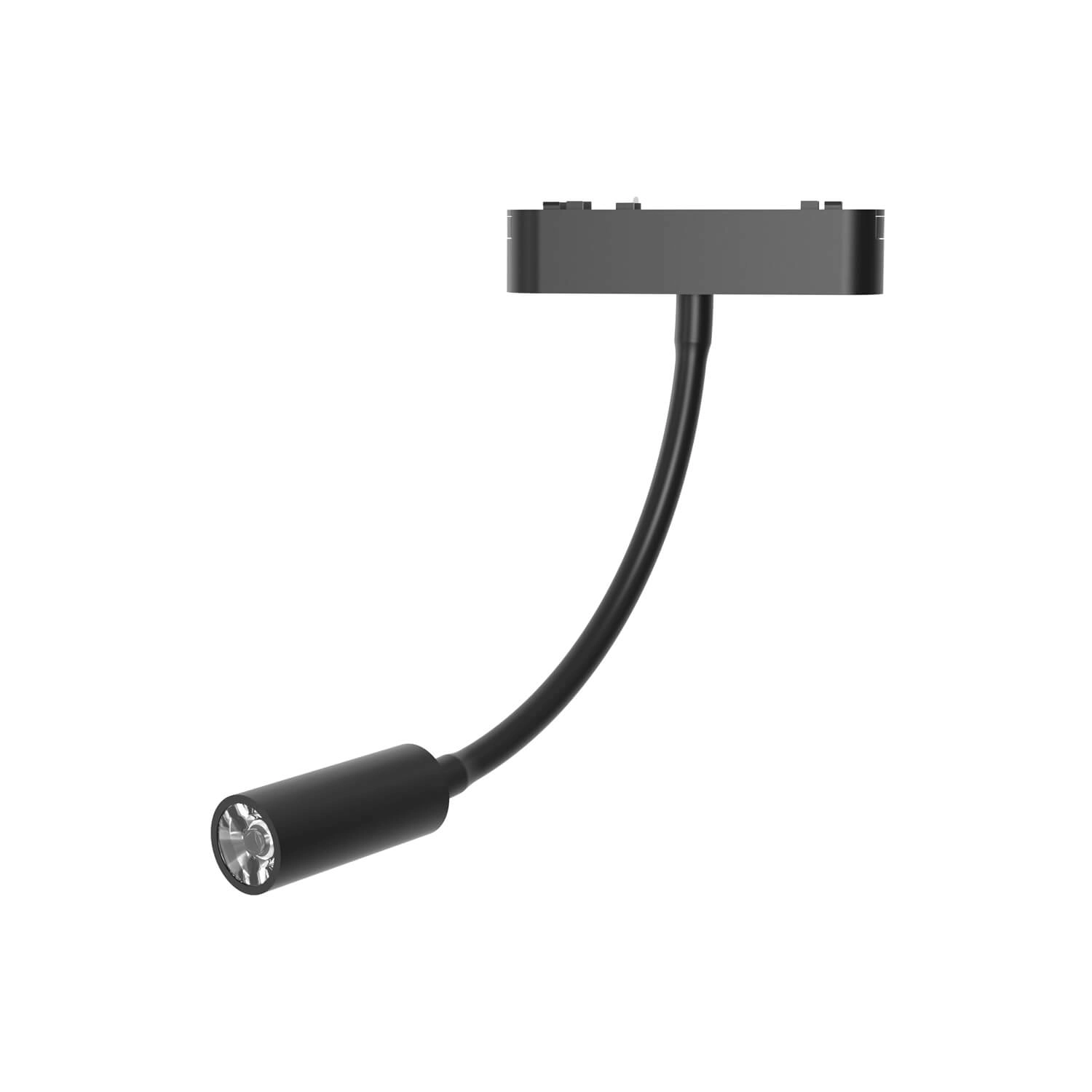 FOCO RIEL LED STUDIO PARA RIEL MAGNÉTICO 3W LUZ CÁLIDA (3000K) NEGRO