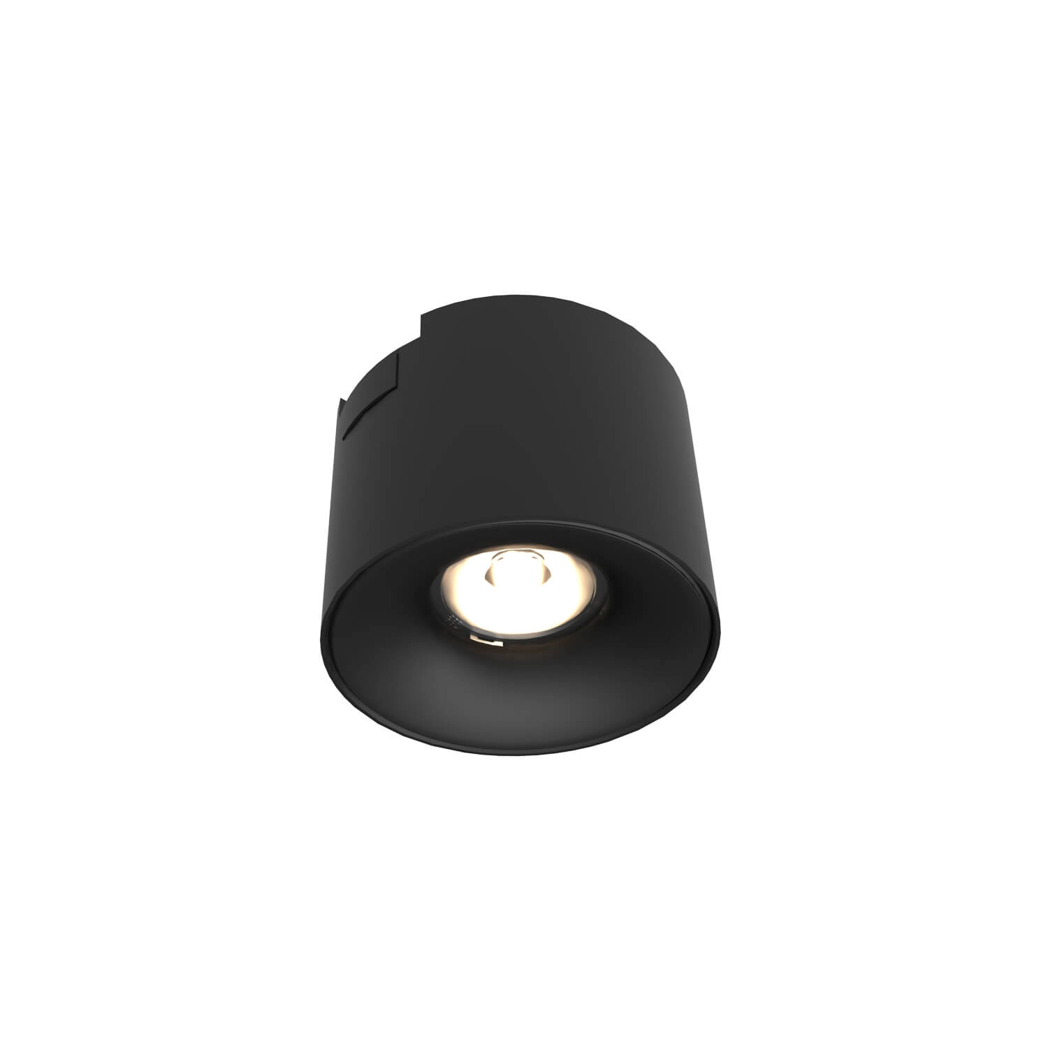 FOCO RIEL LED STUDIO PARA RIEL MAGNÉTICO SOBREPUESTO 8W LUZ CÁLIDA (3000K) NEGRO