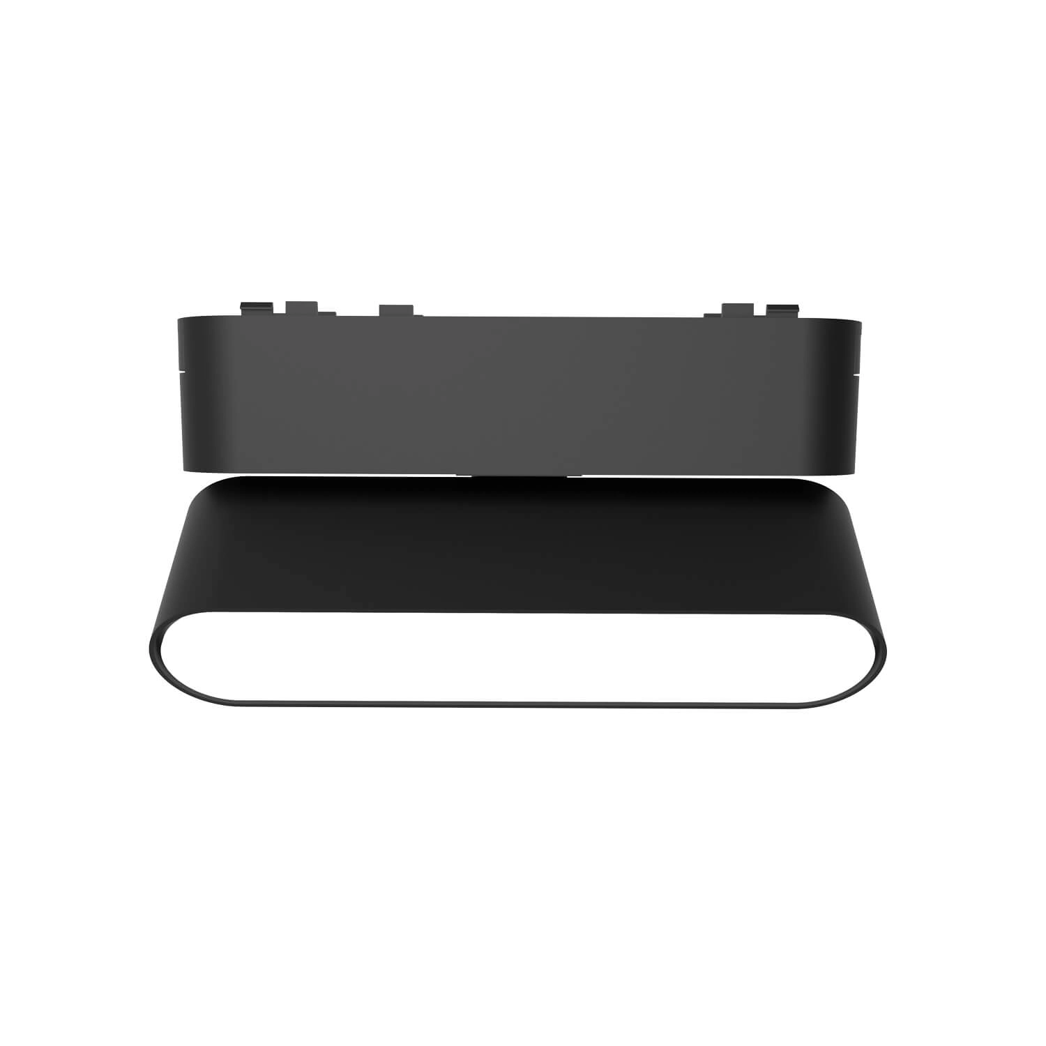 FOCO RIEL LED STUDIO PARA RIEL MAGNÉTICO LINEAL DIRIGIBLE 6W LUZ CÁLIDA (3000K) NEGRO