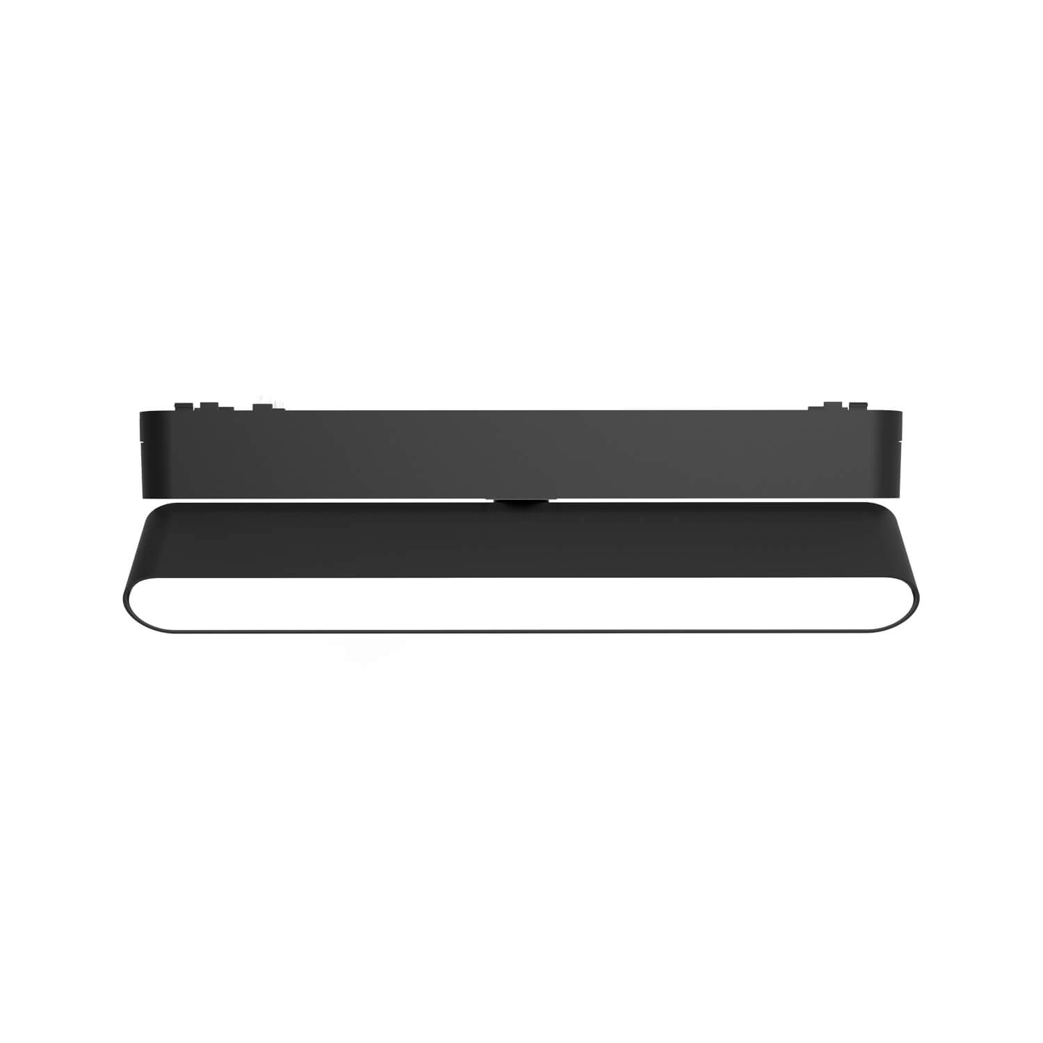 FOCO RIEL LED STUDIO PARA RIEL MAGNÉTICO LINEAL DIRIGIBLE 12W LUZ CÁLIDA (3000K) NEGRO