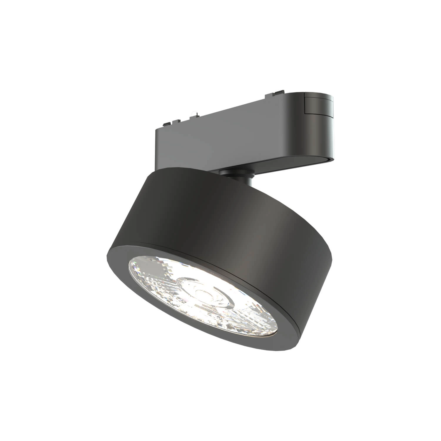 FOCO RIEL LED STUDIO PARA RIEL MAGNÉTICO DIRIGIBLE 8W LUZ CÁLIDA (3000K) NEGRO