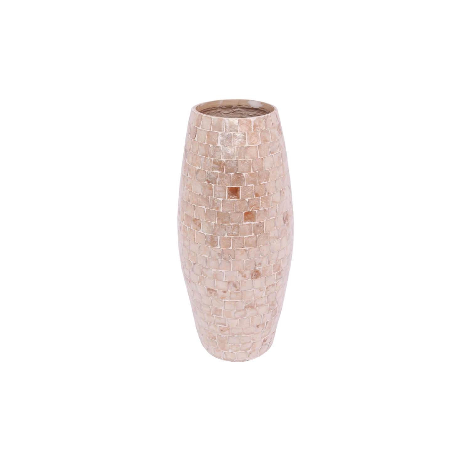 JARRÓN LED STUDIO MON BAMBÚ VIETCOO VIETNAM D16XH35 CM DORADO