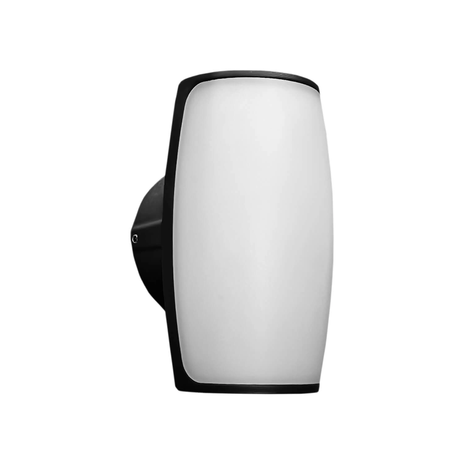 APLIQUÉ MURO LED STUDIO DIFUSOR RECTANGULAR 8W LUZ CÁLIDA (3000K) IP44 NEGRO