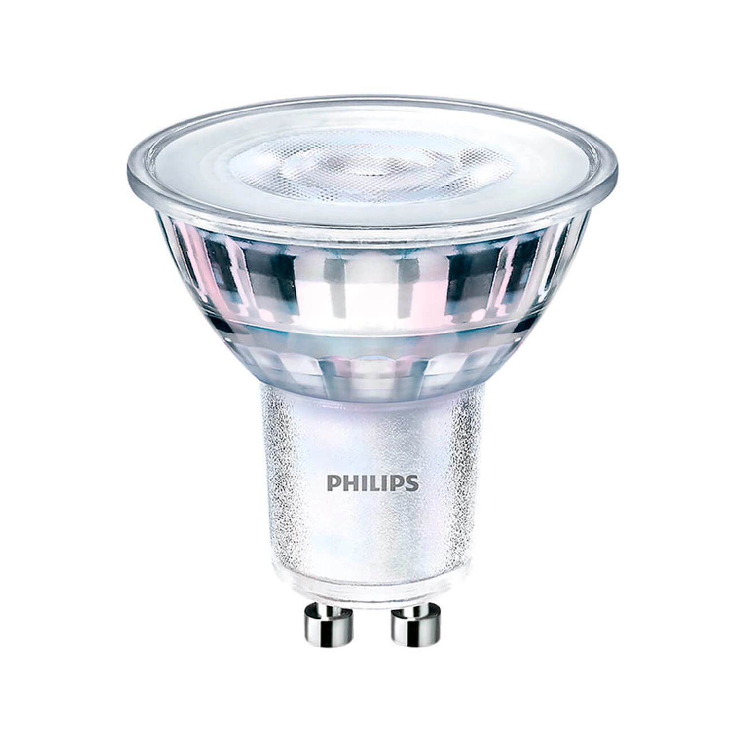 AMPOLLETA GU10 PHILIPS ESSENTIAL 4.9W LUZ CÁLIDA (3000K) GRIS (929002981071)