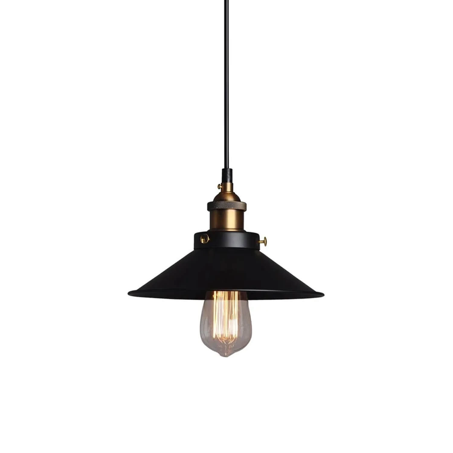 LÁMPARA COLGANTE LED STUDIO NOX (SIN AMPOLLETA E27) NEGRO