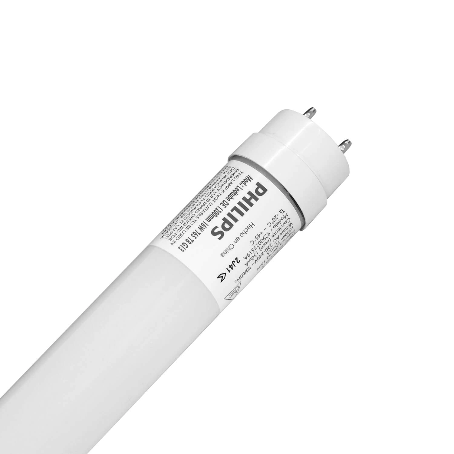 TUBO PHILIPS ECOFIT T8 120CM 16W LUZ FRÍA (6500K) BLANCO (929002351912)