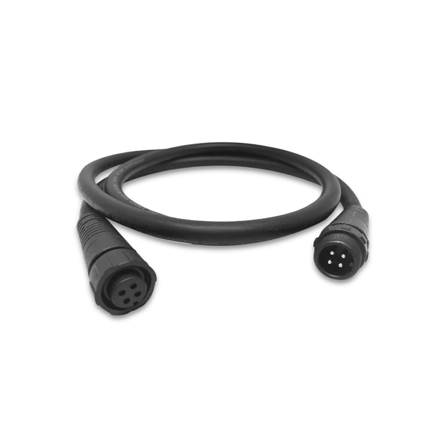 CONECTOR LED STUDIO MACHO Y HEMBRA PARA WASHBAR 1MT IP65 NEGRO